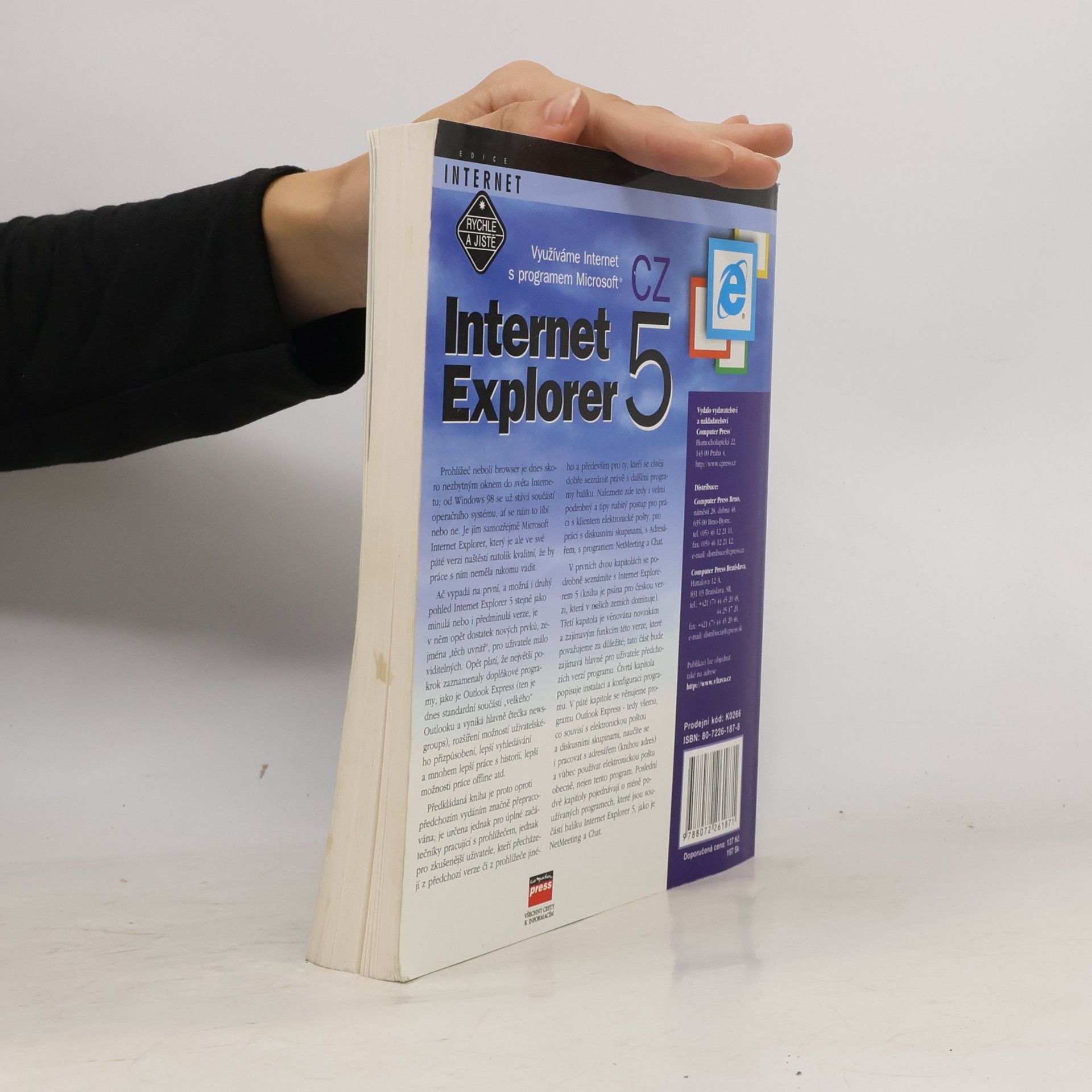 Jiří Hlavenka Využíváme Internet s programem Microsoft. Internet Explorer 5