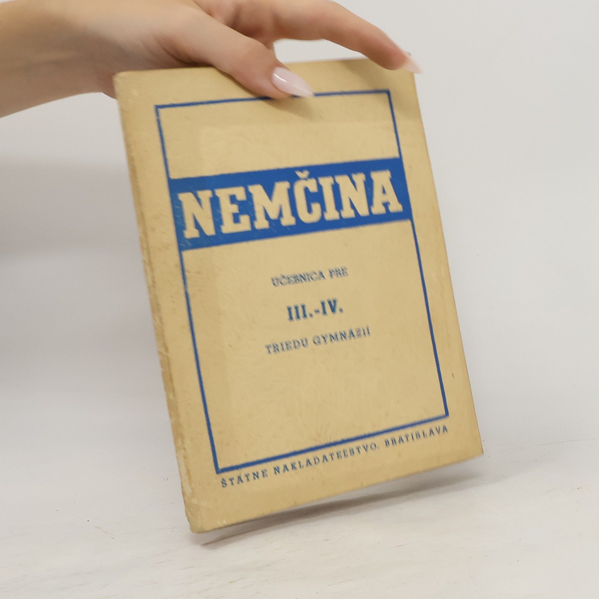Autorenkollektiv Nemčina. Učebnica pre III. - IV. triedu gymnázií