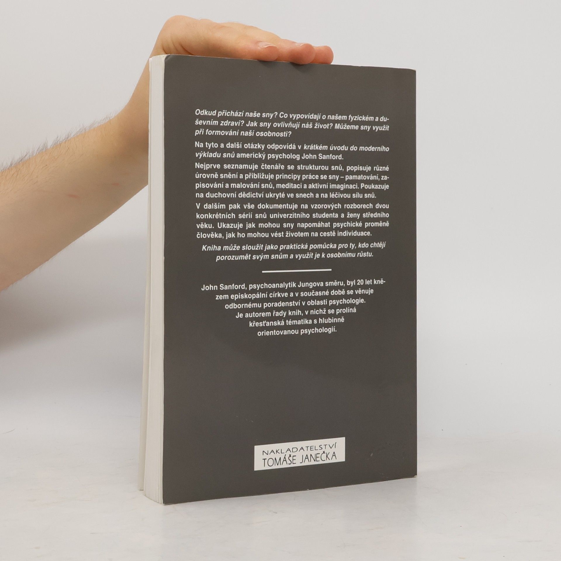 John A. Sanford Sny a léčení. Stručný a živý výklad snů