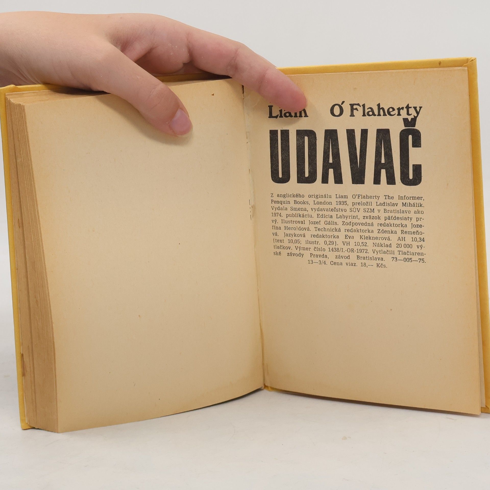 Liam O. Flaherty Udavač