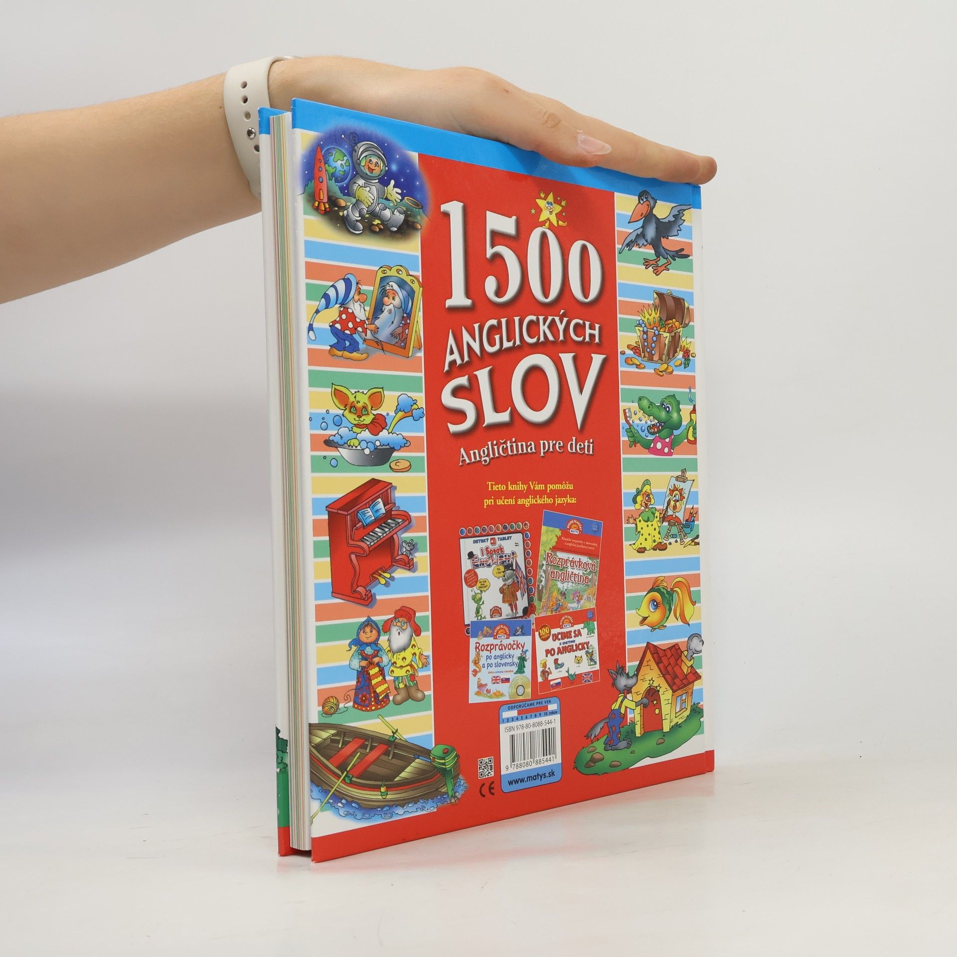 Various authors 1500 anglických slov - Angličtina pre deti
