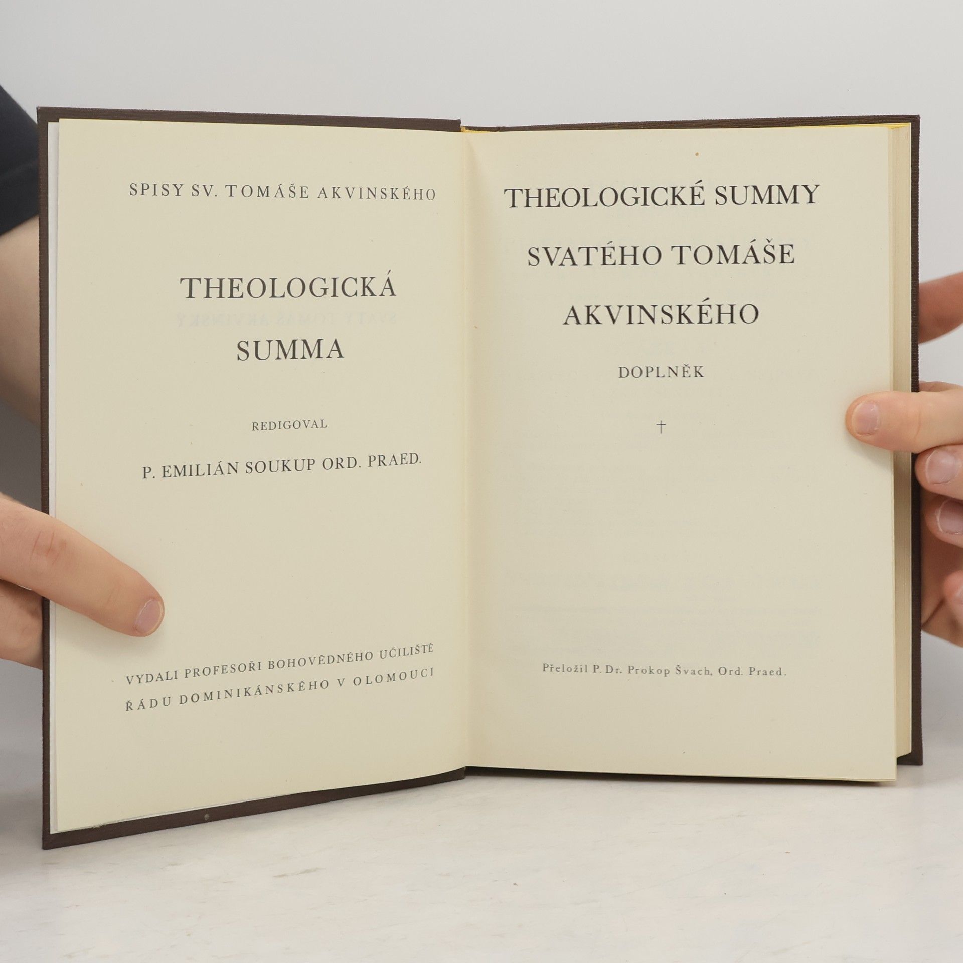 sv. Tomáš Akvinský Theologická summa VI. Theologické summy Svatého Tomáše Akvinského