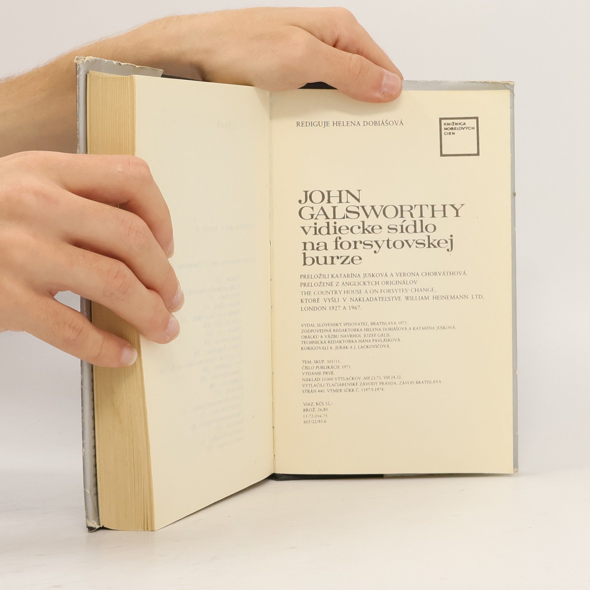John Galsworthy Vidiecke sídlo. Na forsytovskej burze