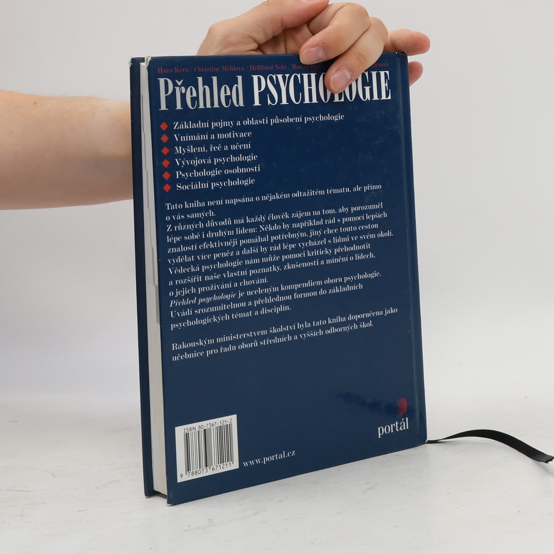 Hans Kern Přehled psychologie