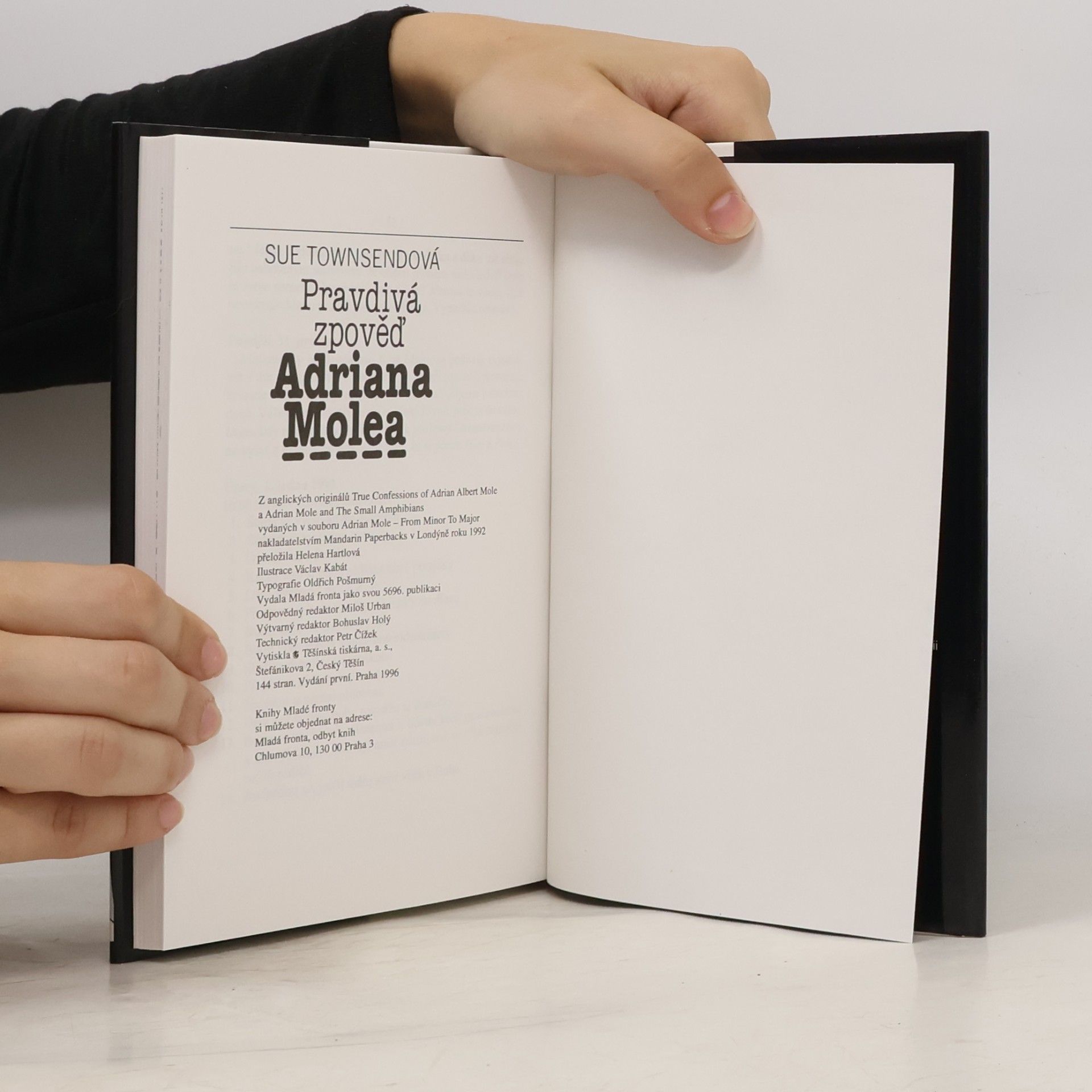 Sue Townsend Pravdivá zpověď Adriana Molea