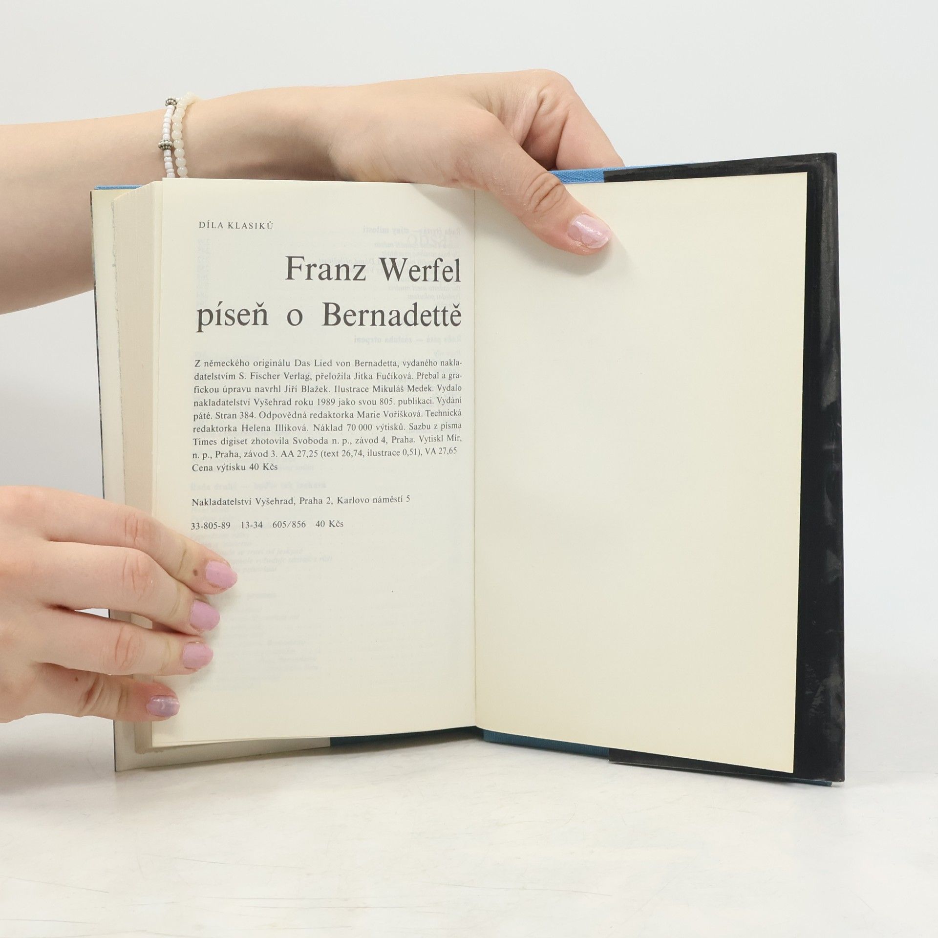Franz Werfel Píseň o Bernadettě