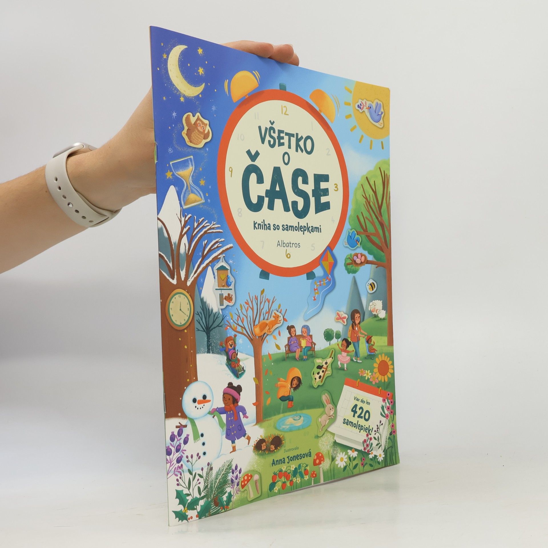 Joli Hannah Kniha so samolepkami - Všetko o čase