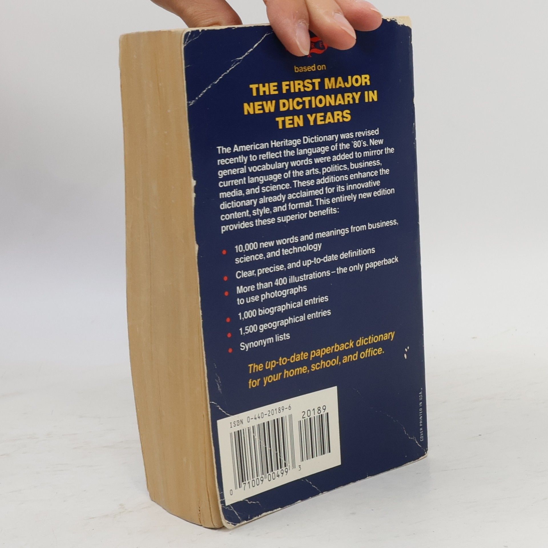 Kolektiv autorů The American heritage dictionary : based on the new second college edition