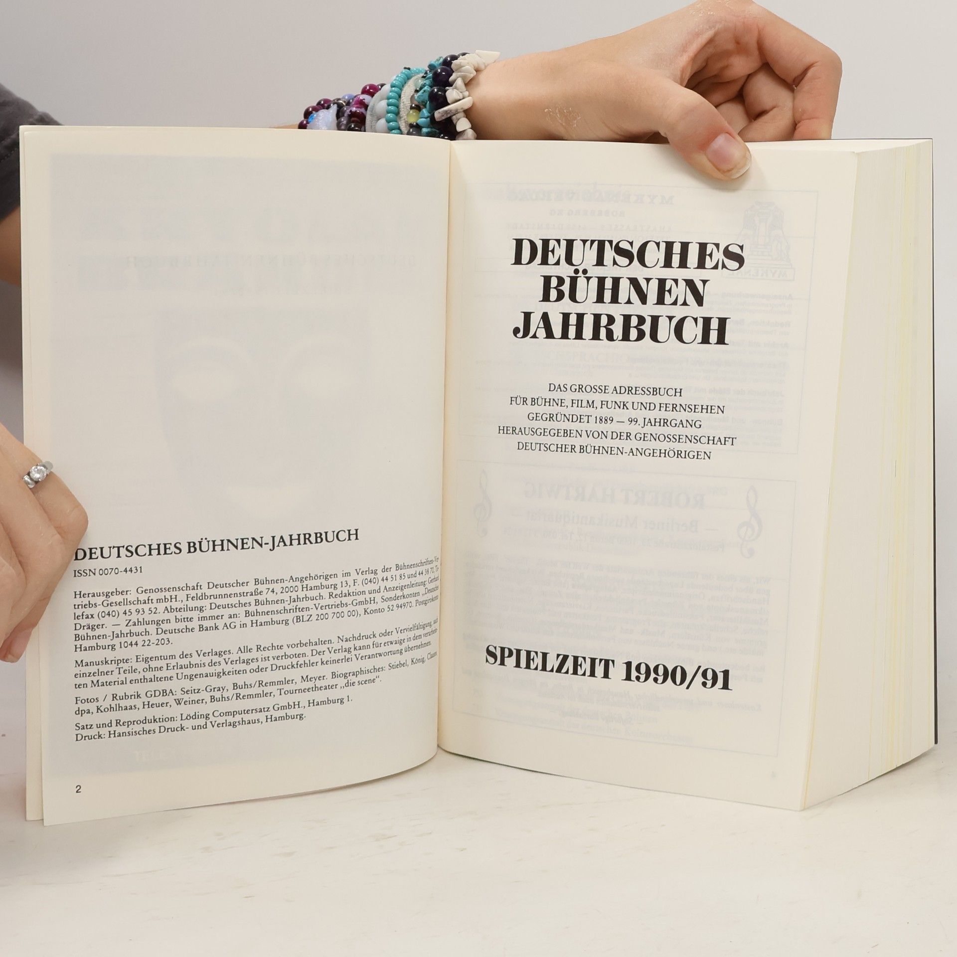 Autores varios Deutsches Bühnen Jahrbuch 1991