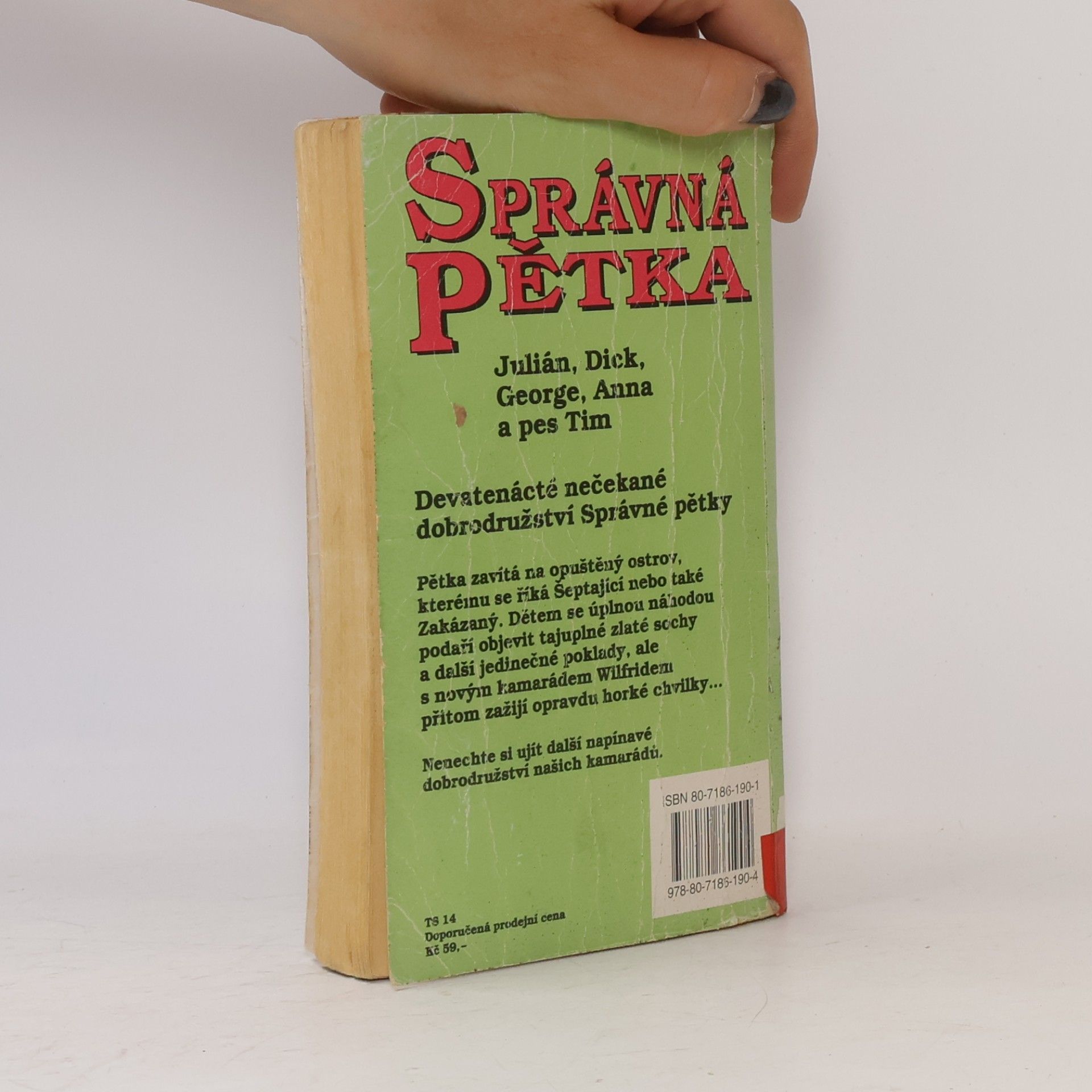Enid Blyton Správná pětka. Pětka a tajemství Šeptajícího ostrova