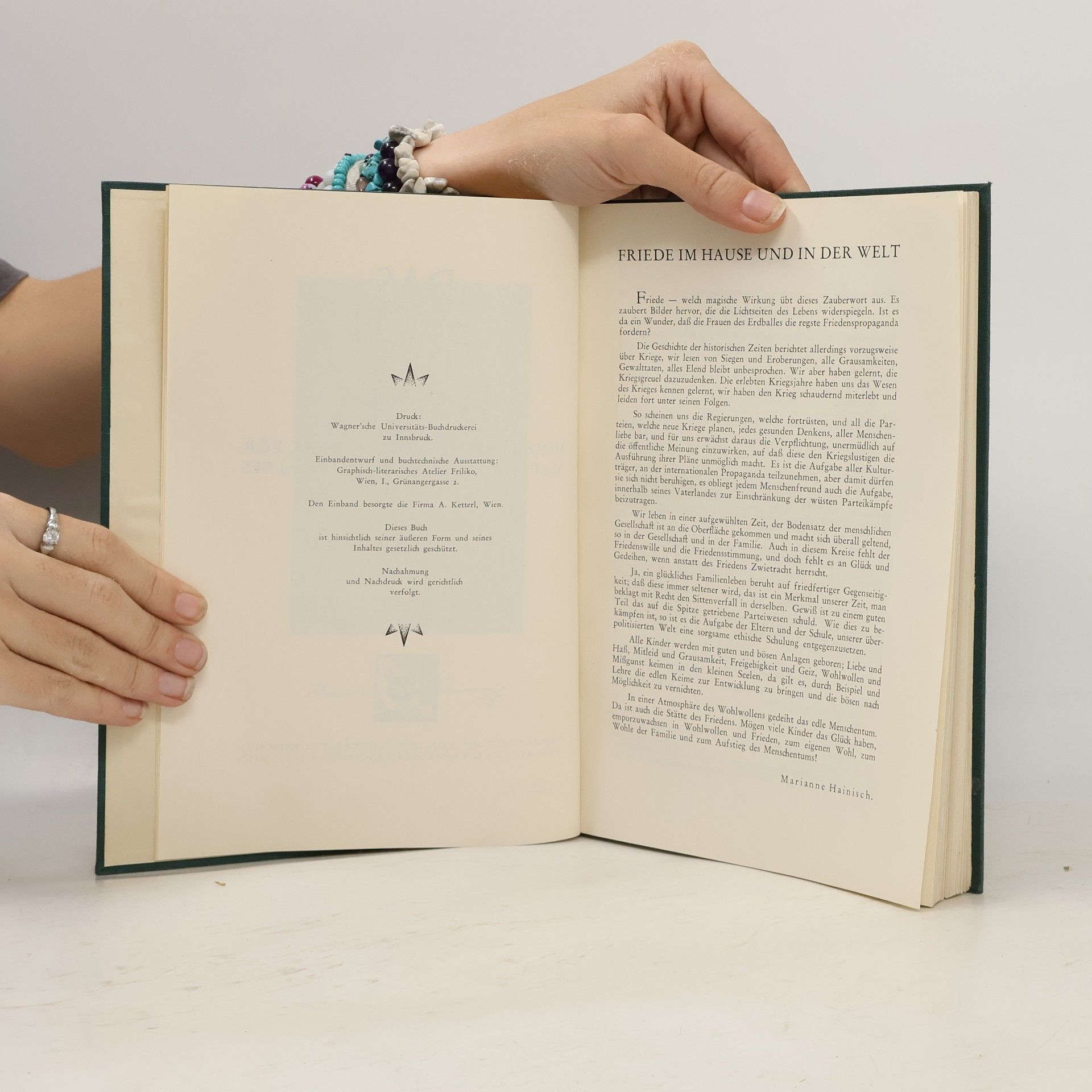 Marianne Hainisch Das Buch des Hauses
