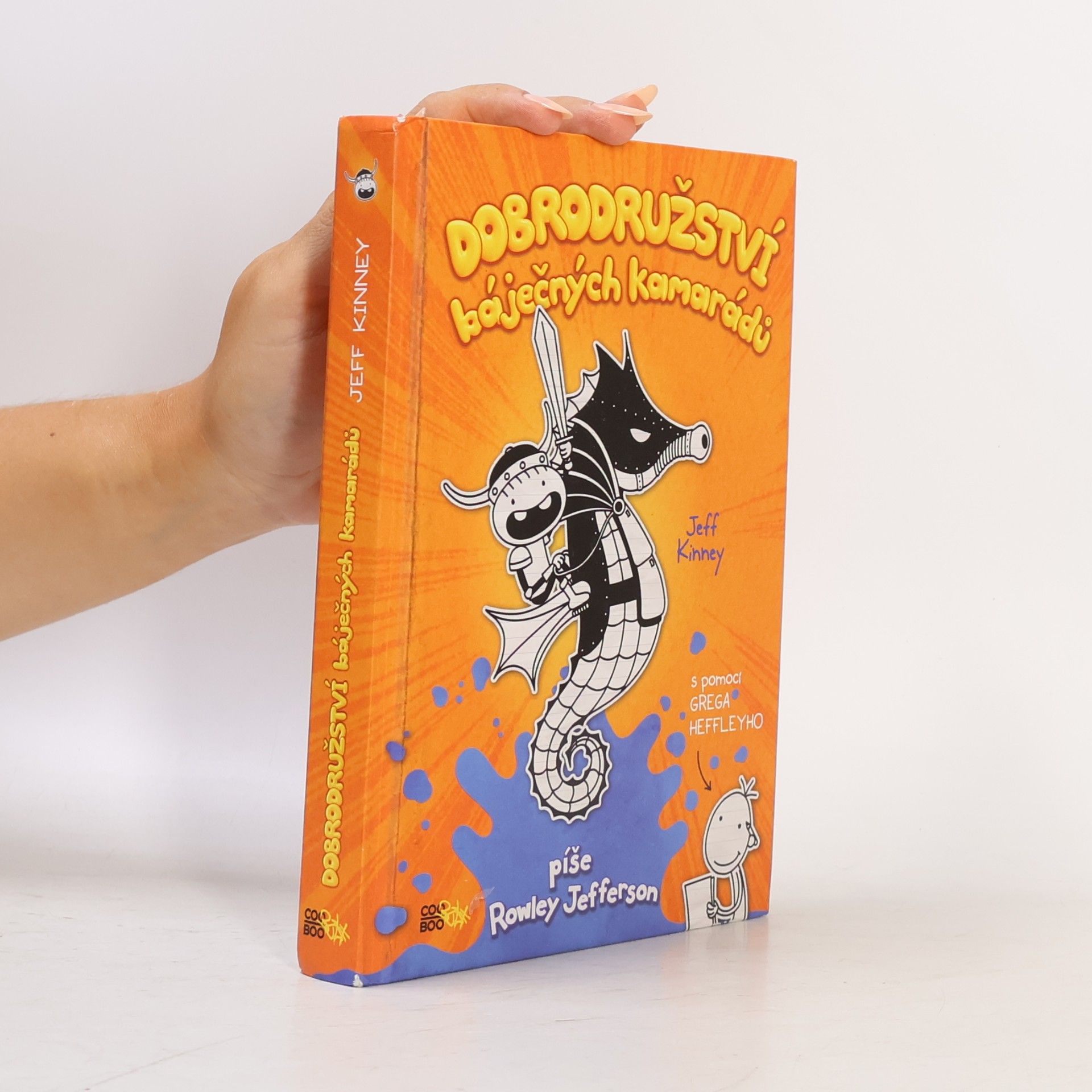 Jeff Kinney Dobrodružství báječných kamarádů. Píše Rowley Jefferson