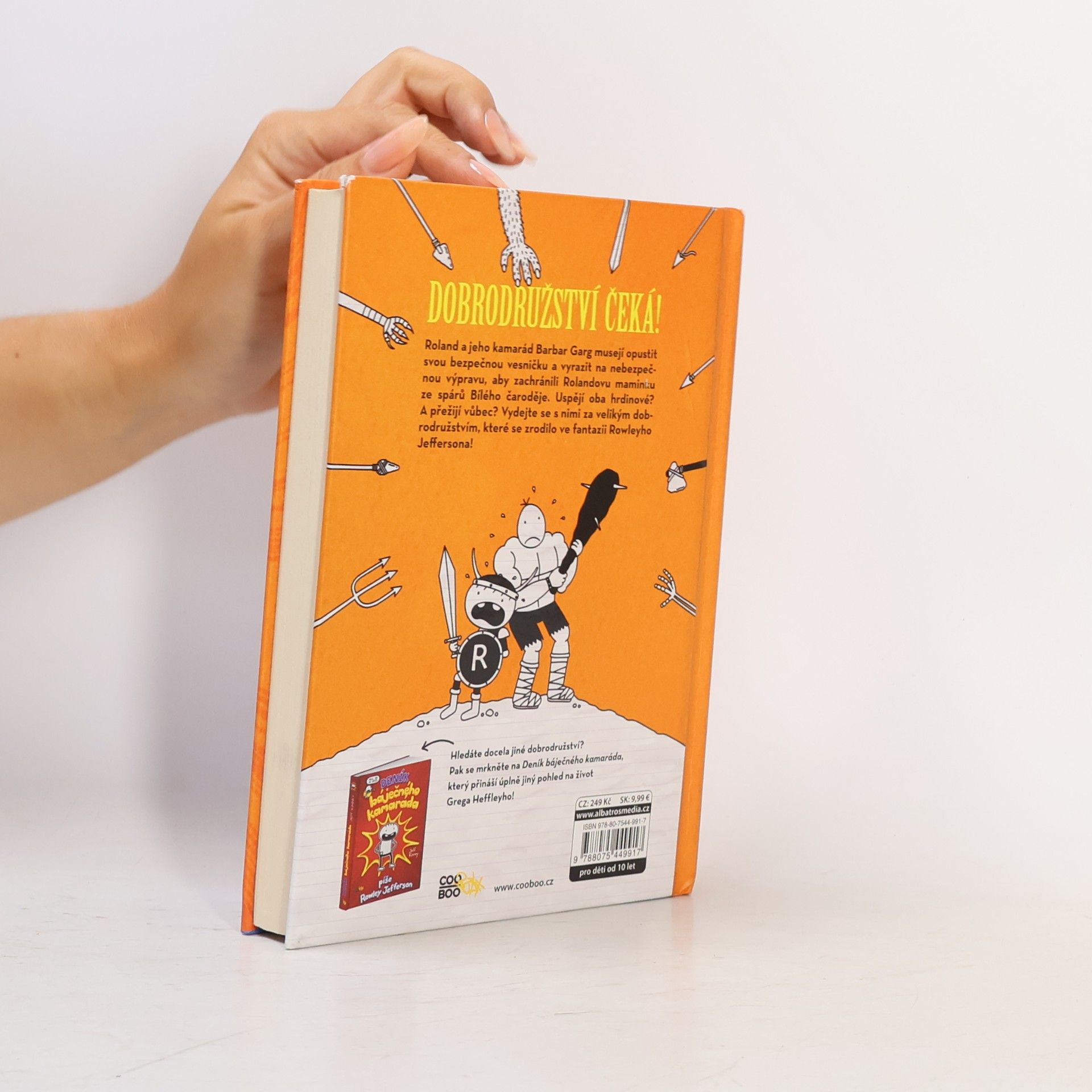 Jeff Kinney Dobrodružství báječných kamarádů. Píše Rowley Jefferson