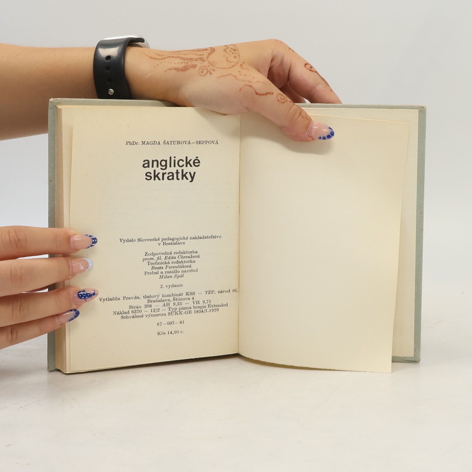 Magda Šaturová-Seppová Anglické skratky