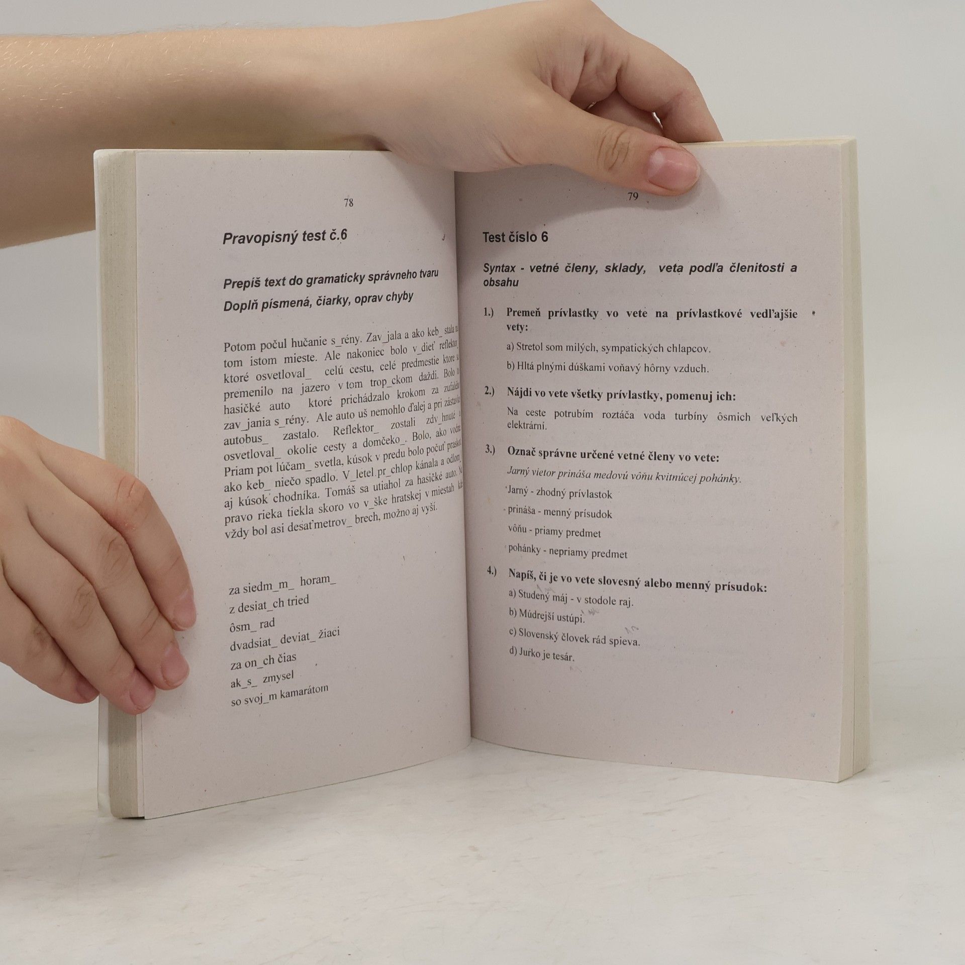 Ľubica Hybenová Zbierka testov zo slovenského jazyka a literatúry pre prijímacie pohovory