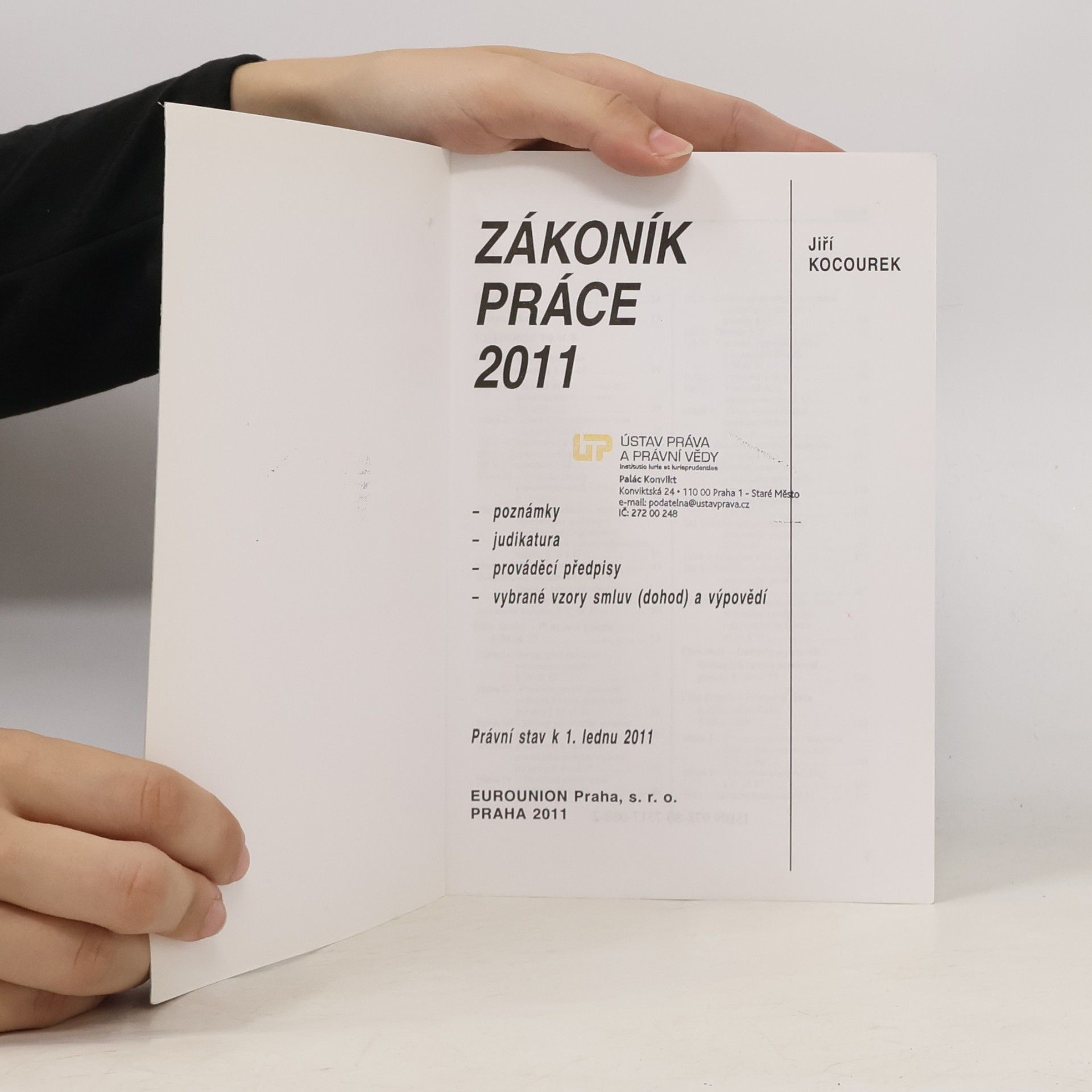 Jiří Kocourek Zákoník práce 2011