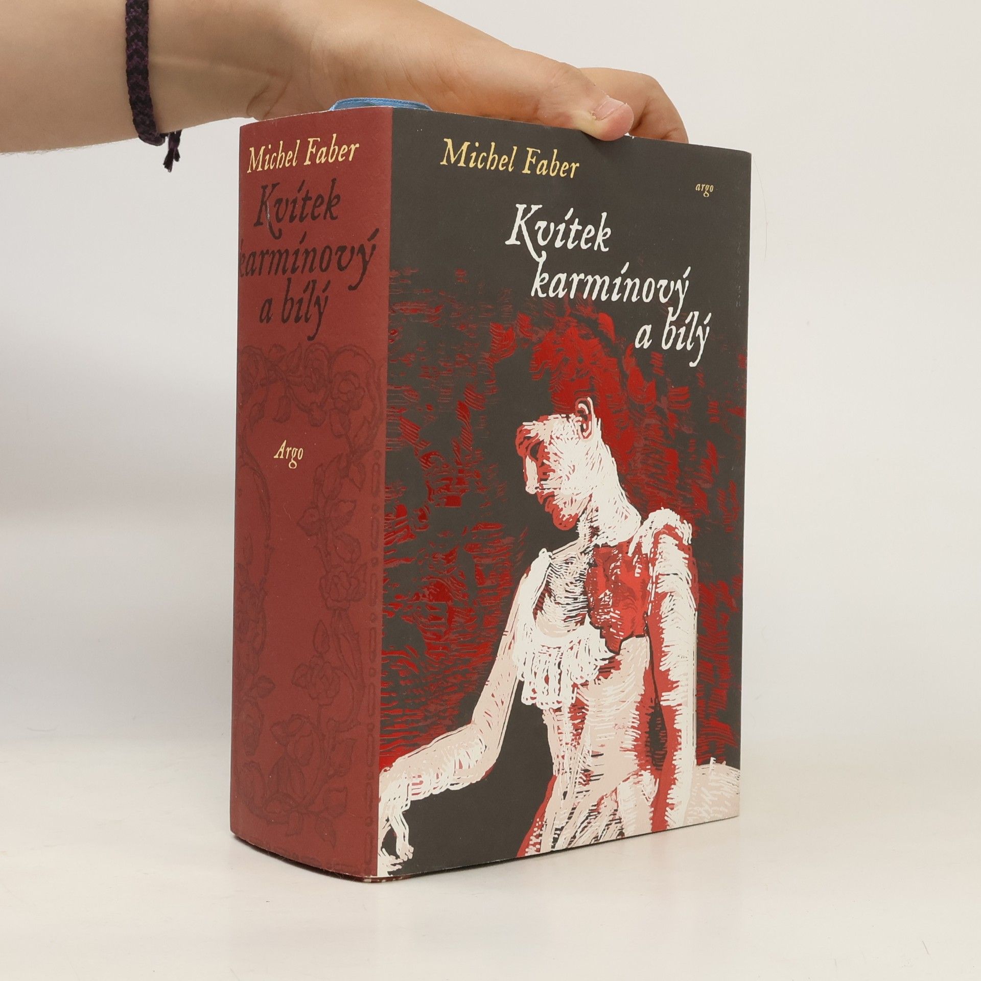 Michel Faber Kvítek karmínový a bílý