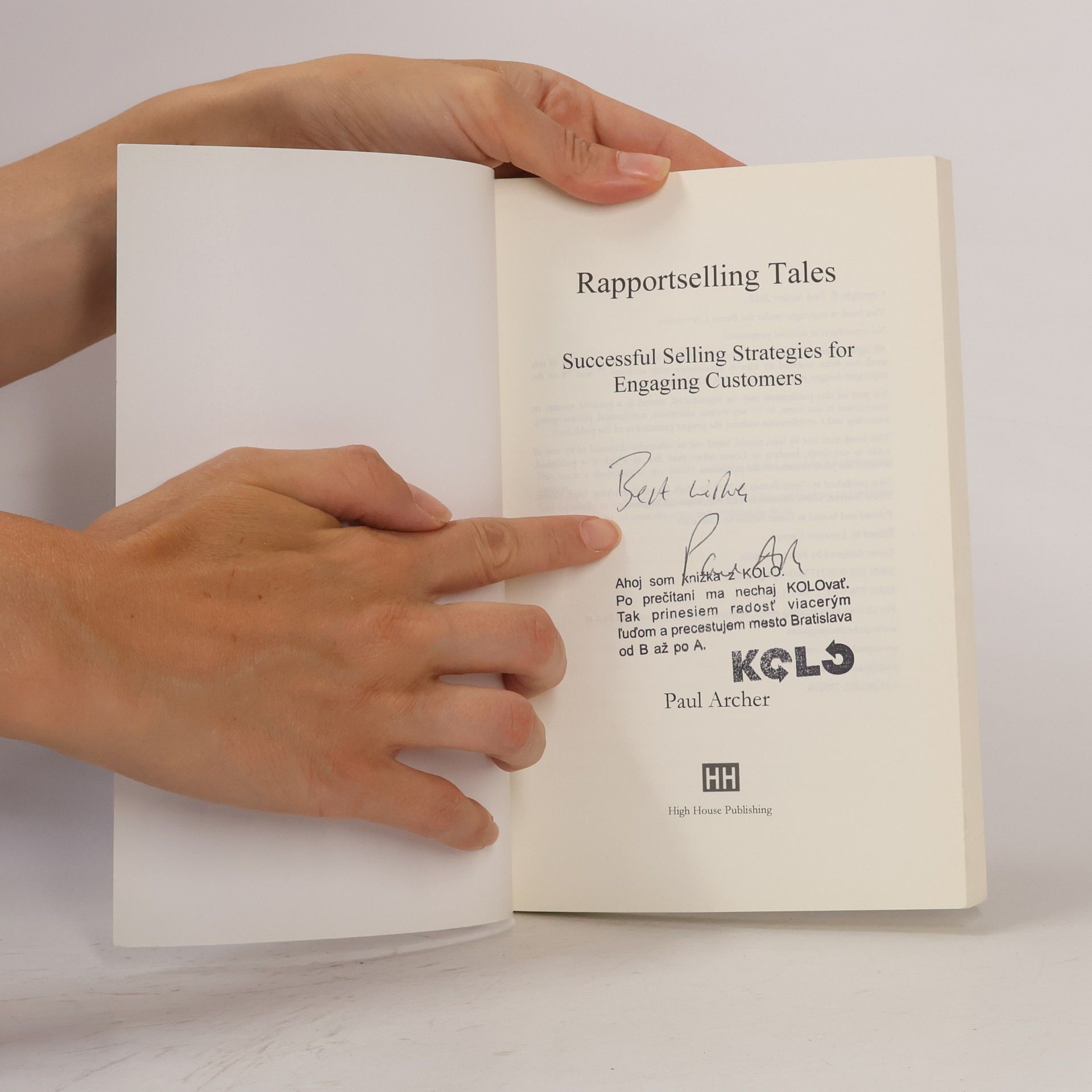 Paul Archer Rapportselling Tales
