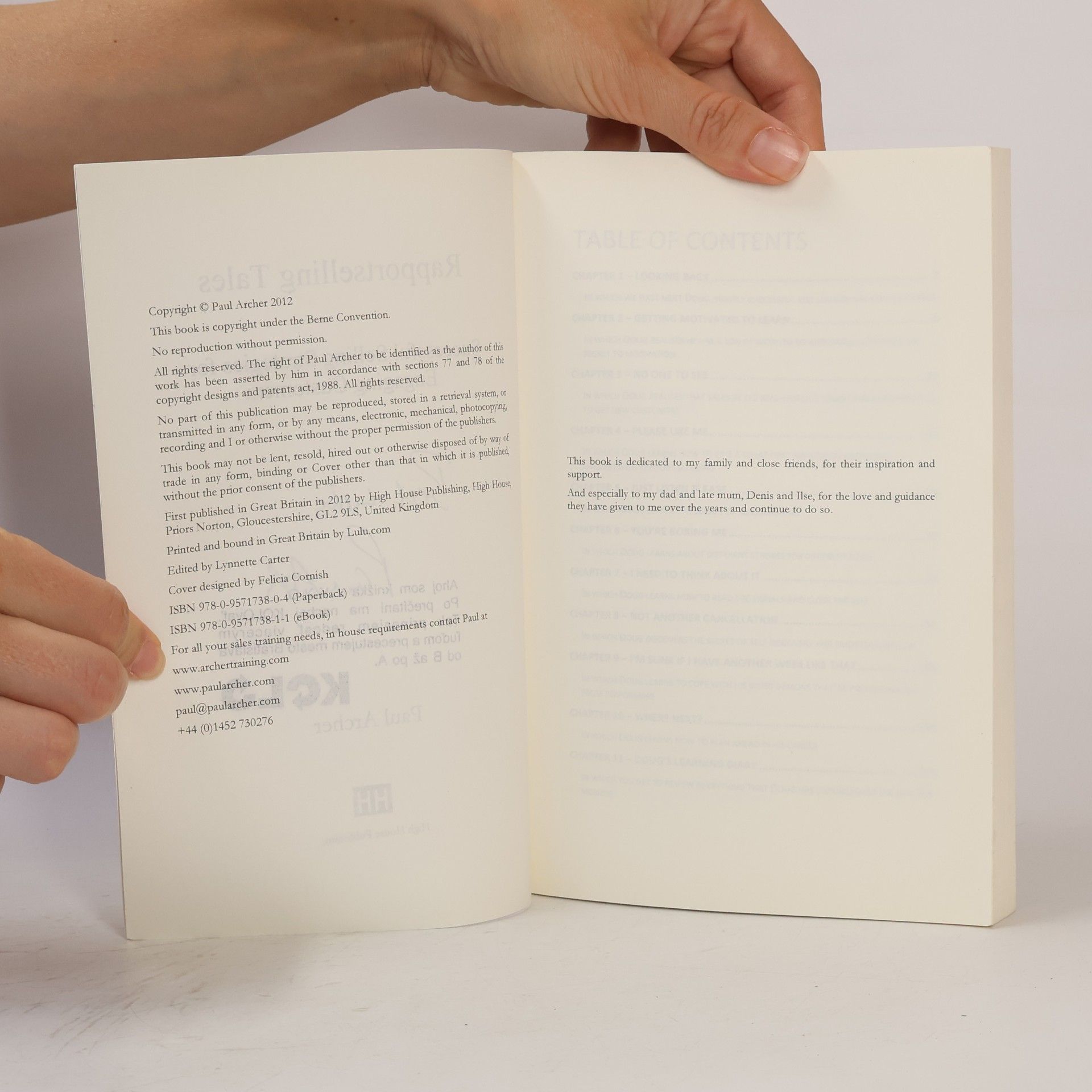 Paul Archer Rapportselling Tales