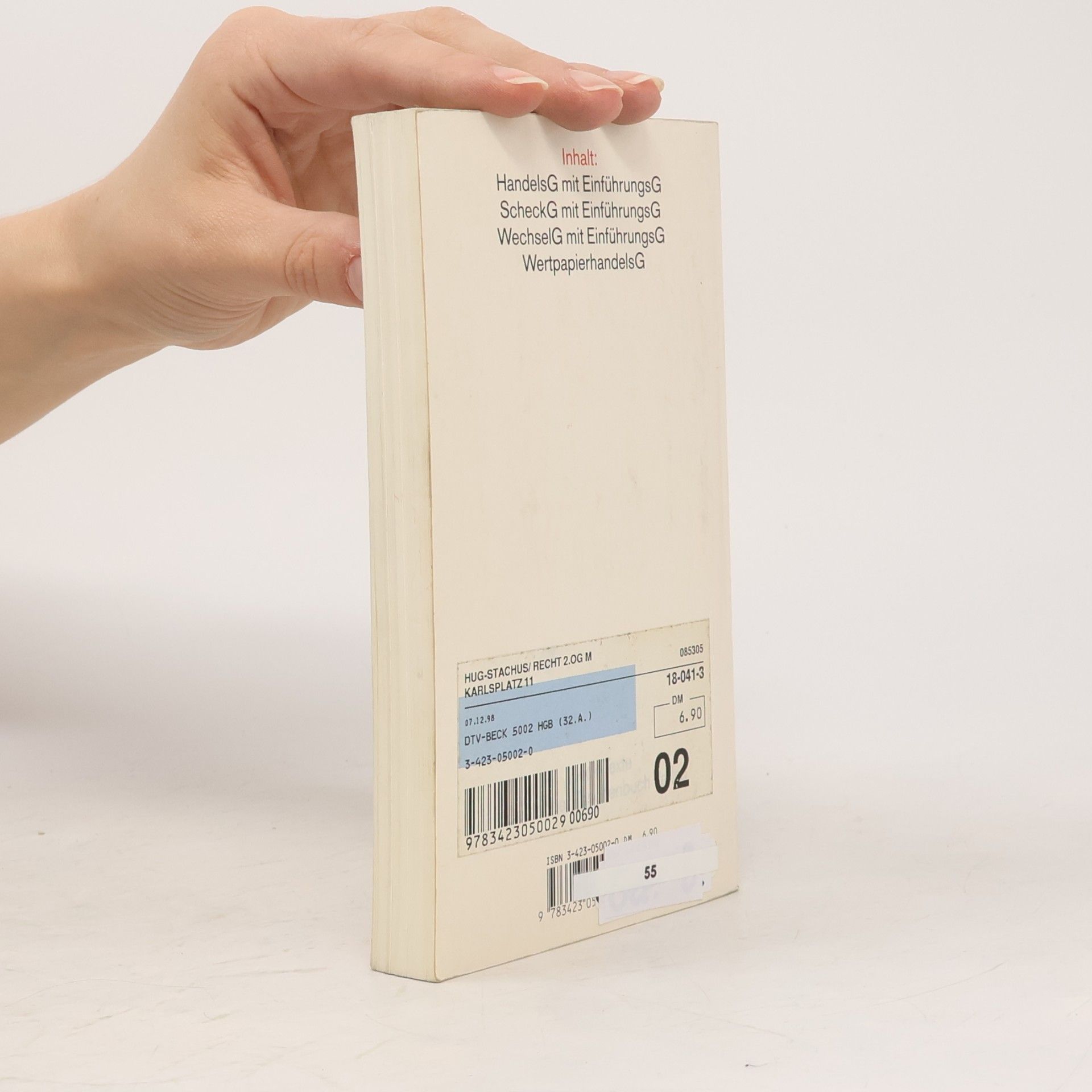 Autorenkollektiv Handelsgesetzbuch 32/1998