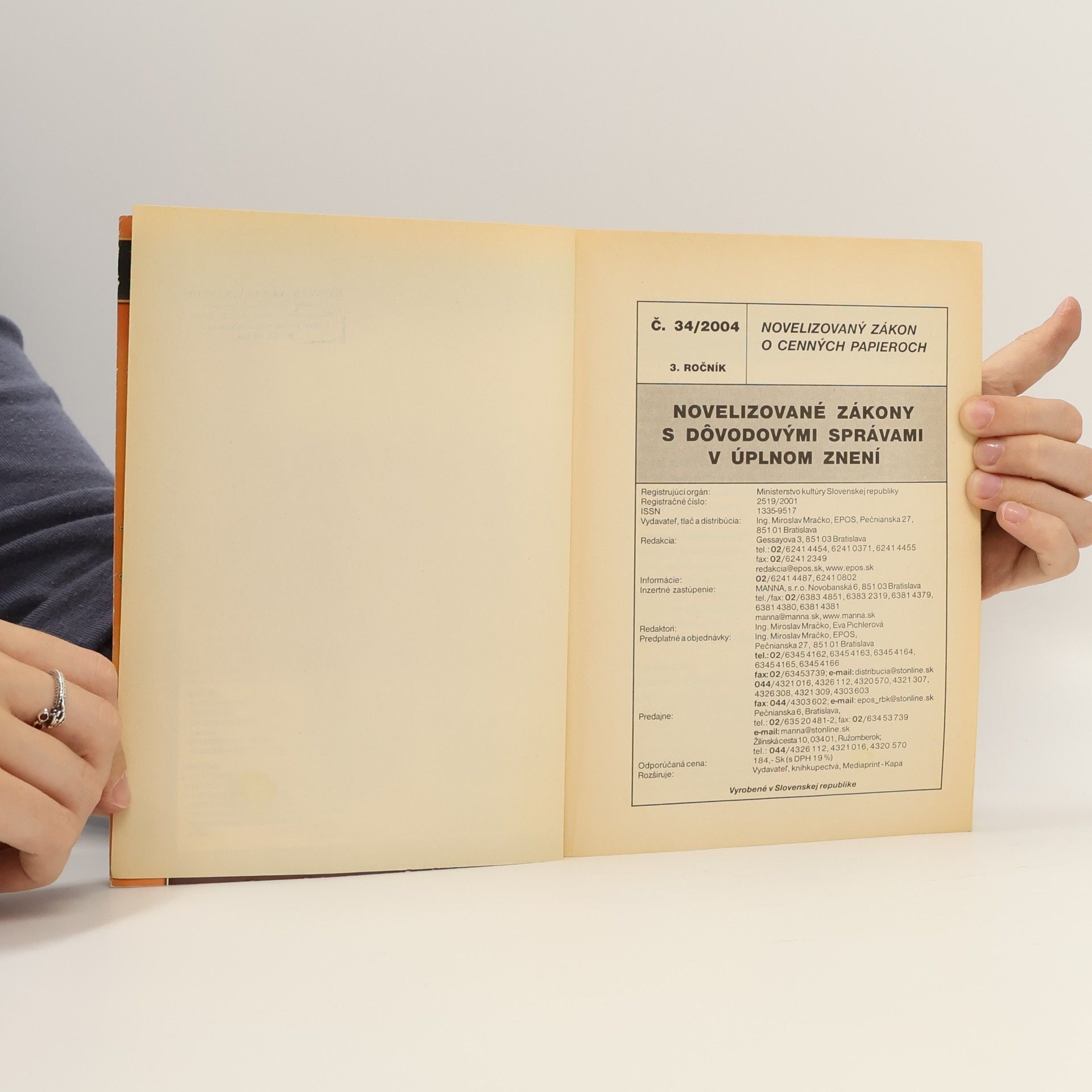 Collectif d'auteurs Novelizovaný zákon o cenných papieroch s dôvodovou správou v úplnom znení