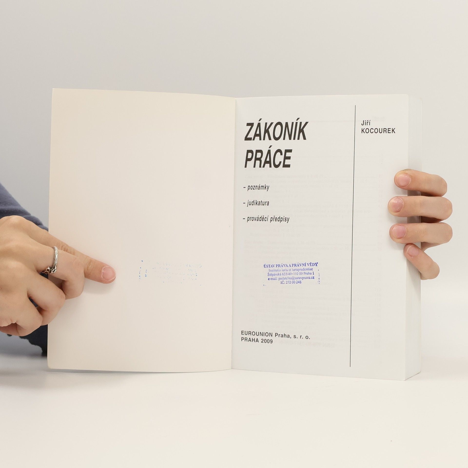 Jiří Kocourek Zákoník práce