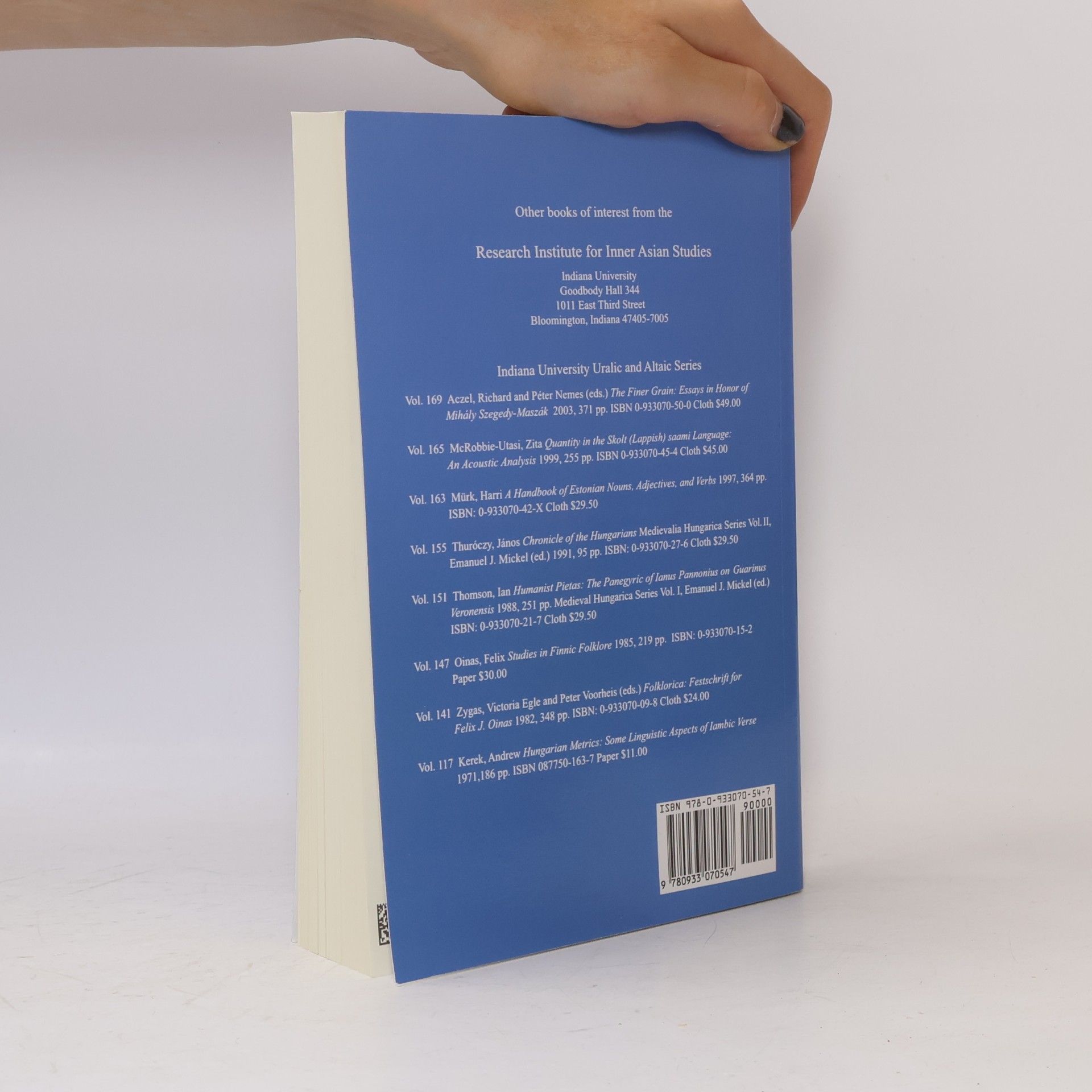 Juhan Tuldava Indiana University Uralic and Altaic - 159: Estonian Textbook