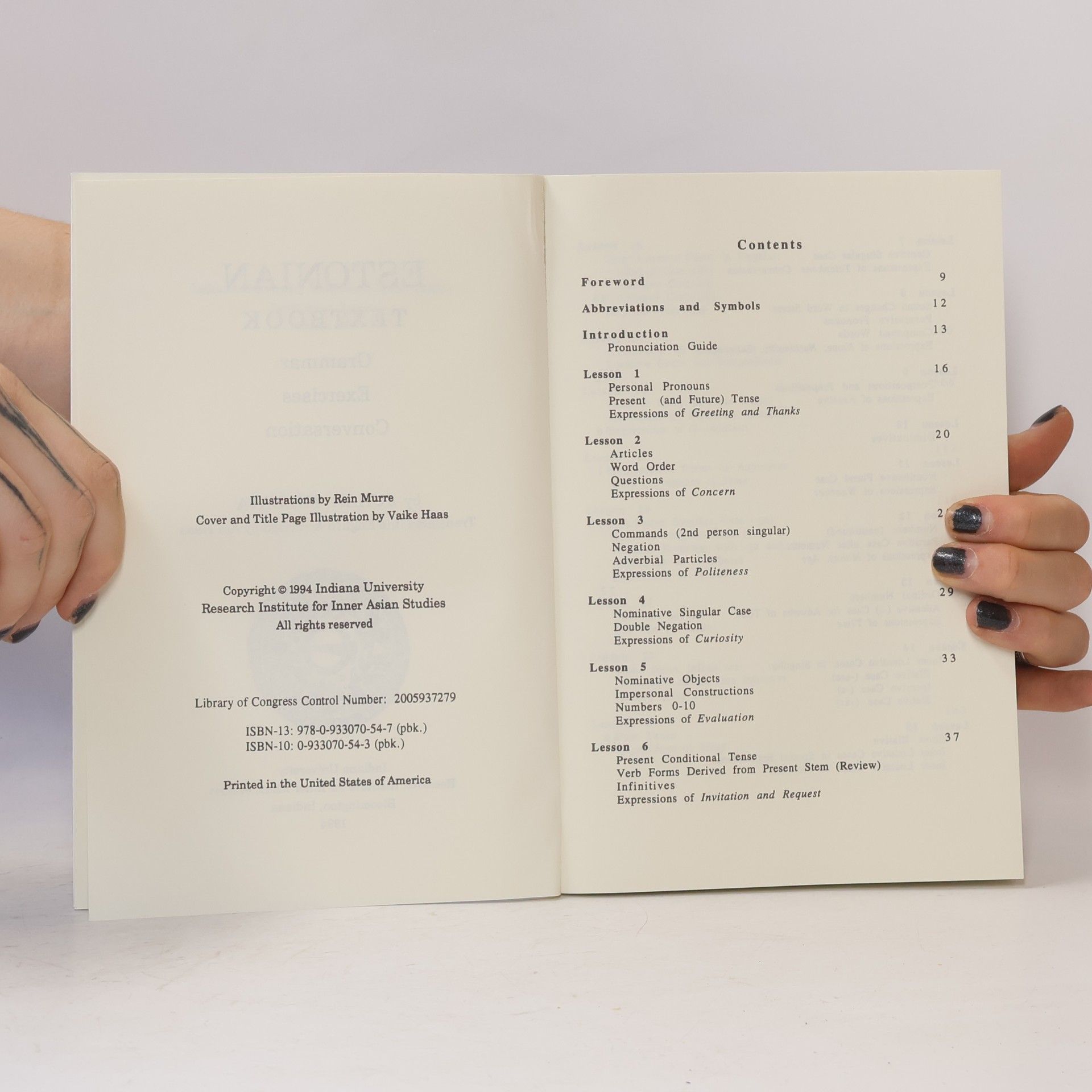 Juhan Tuldava Indiana University Uralic and Altaic - 159: Estonian Textbook