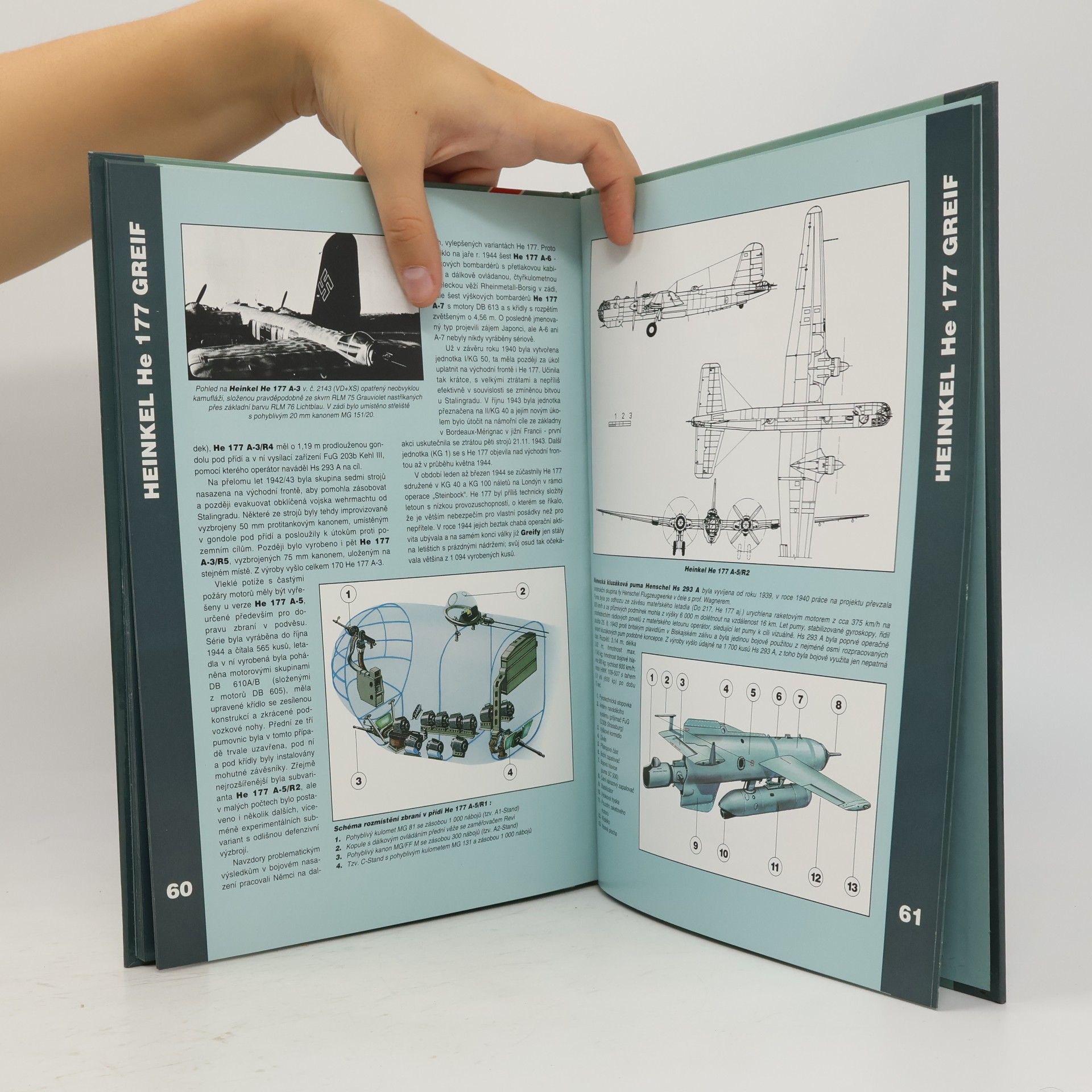 Jaroslav Schmid Letadla 1939-45 : stíhací a bombardovací letadla Německa. Díl 1, Kap. 1-15 (Arado Ar 234 až Heinkel He 219)