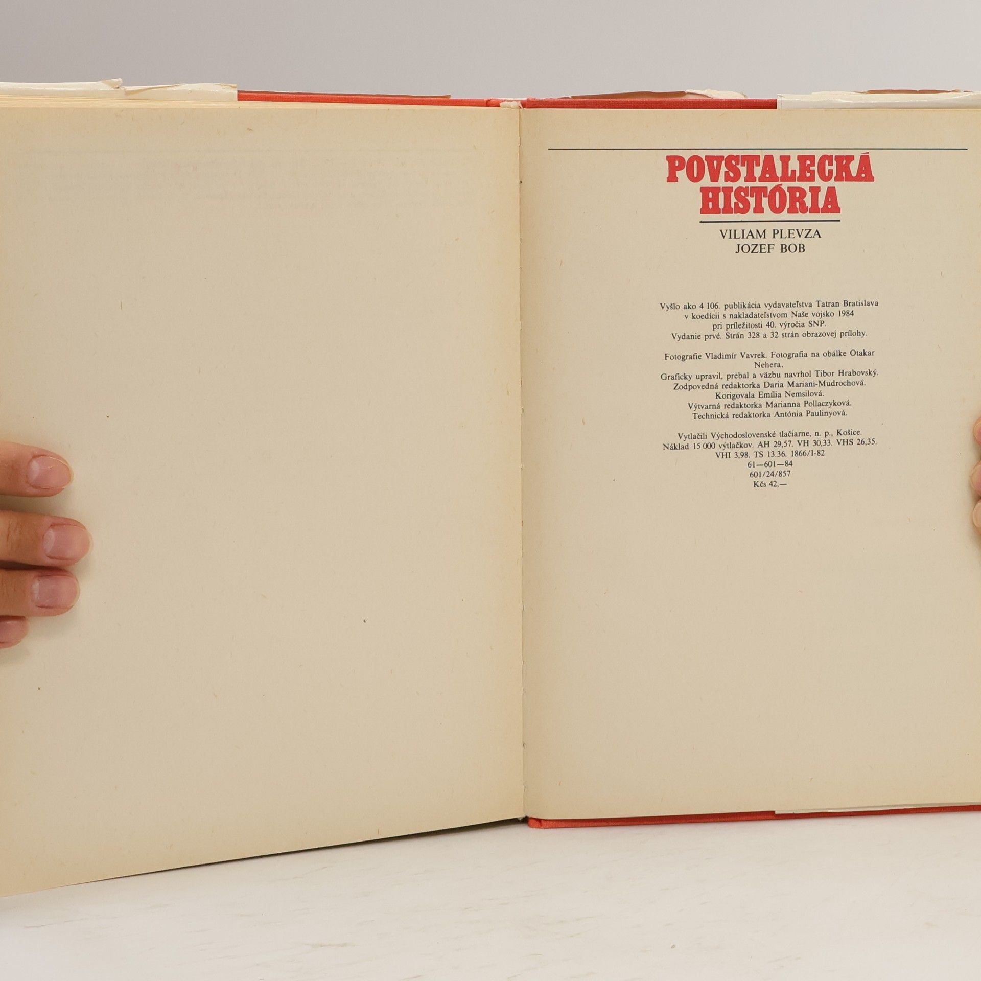 Viliam Plevza Povstalecká história