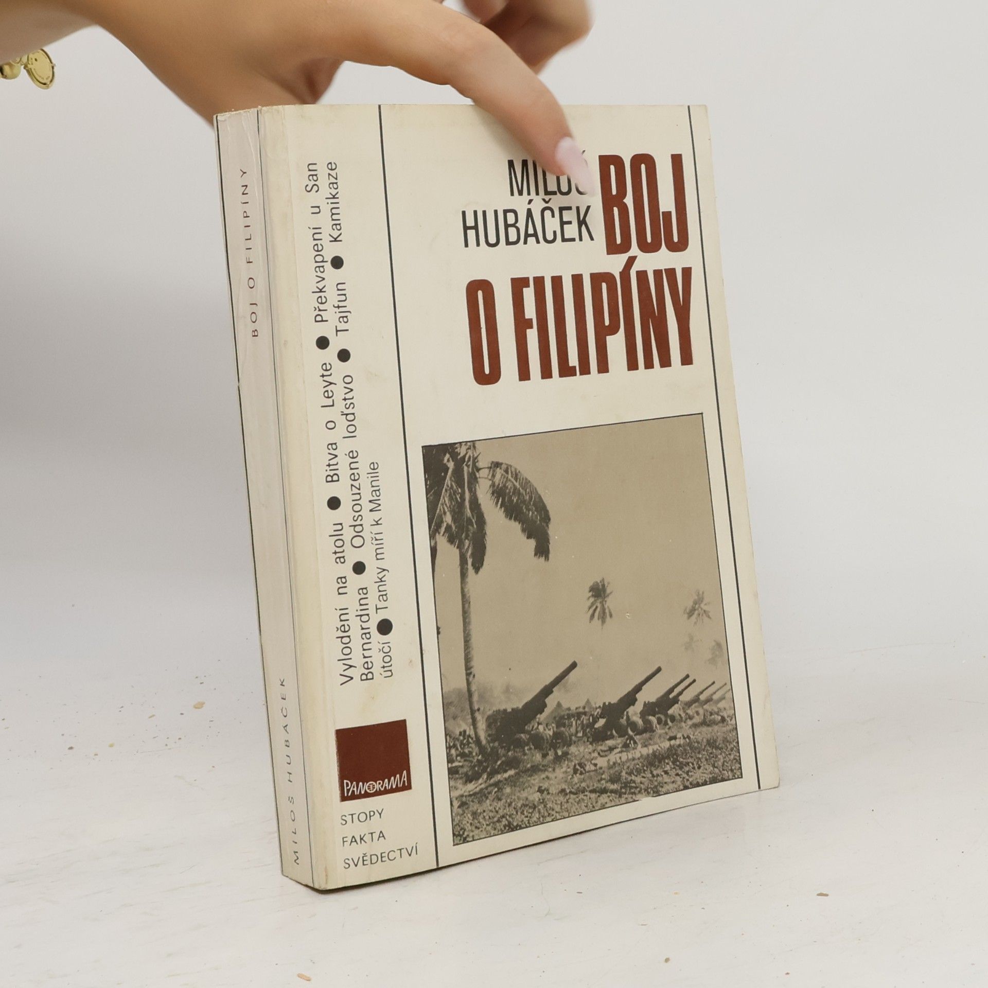 Miloš Hubáček Boj o Filipíny