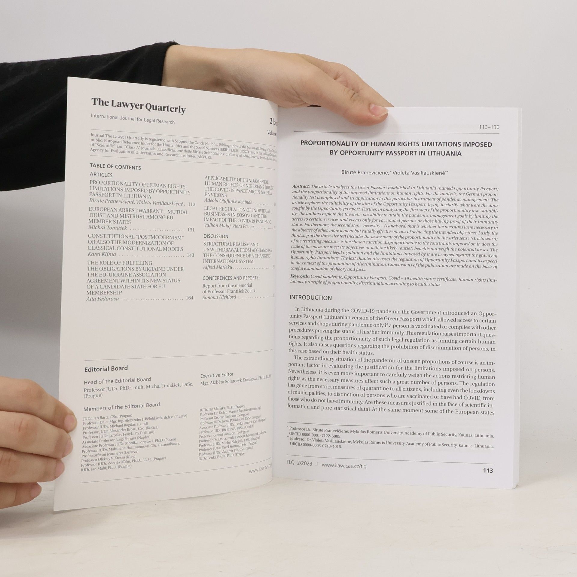 Autorenkollektiv The Lawyer Quarterly Volume 10 (2/2020)