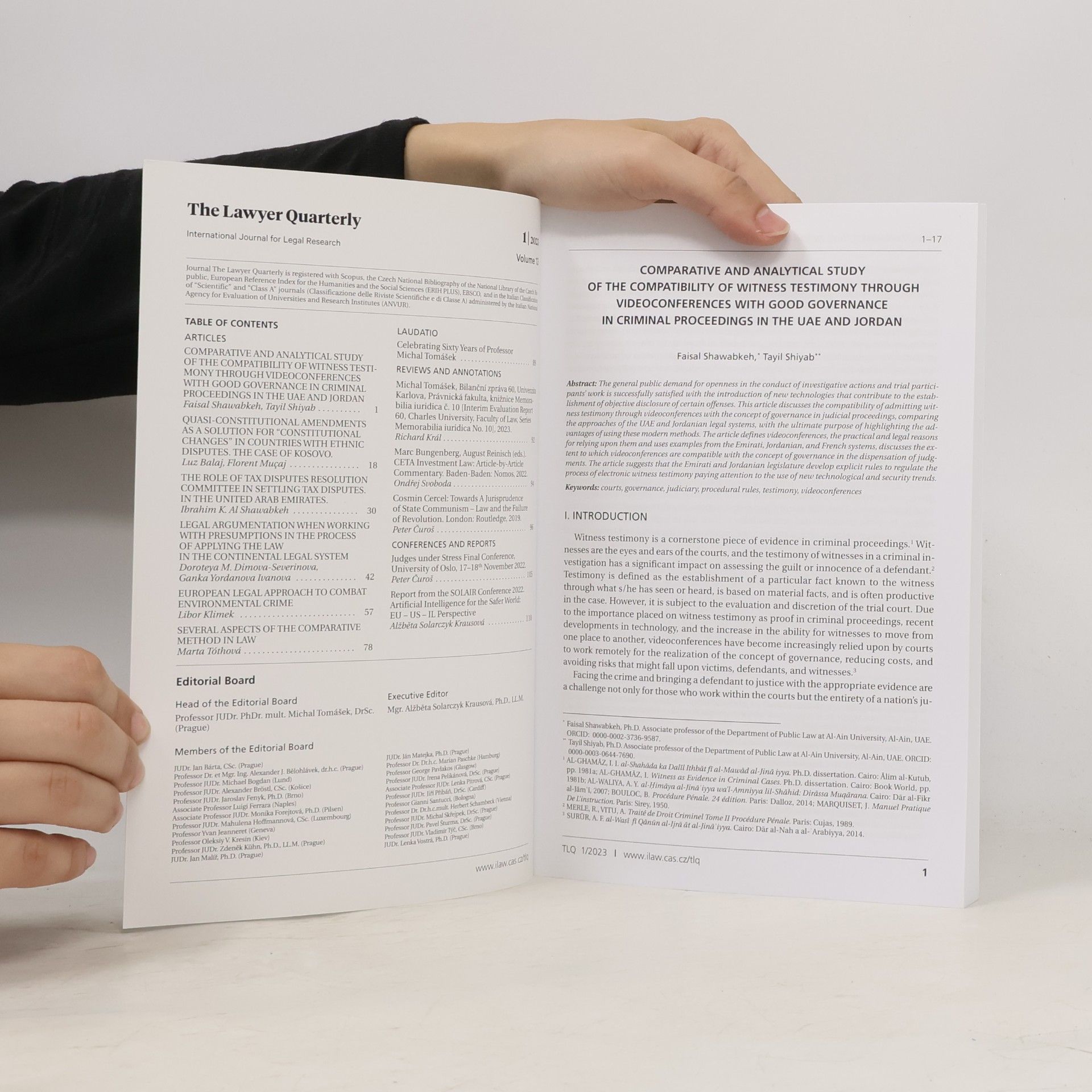 Various authors The Lawyer Quarterly 1/2023