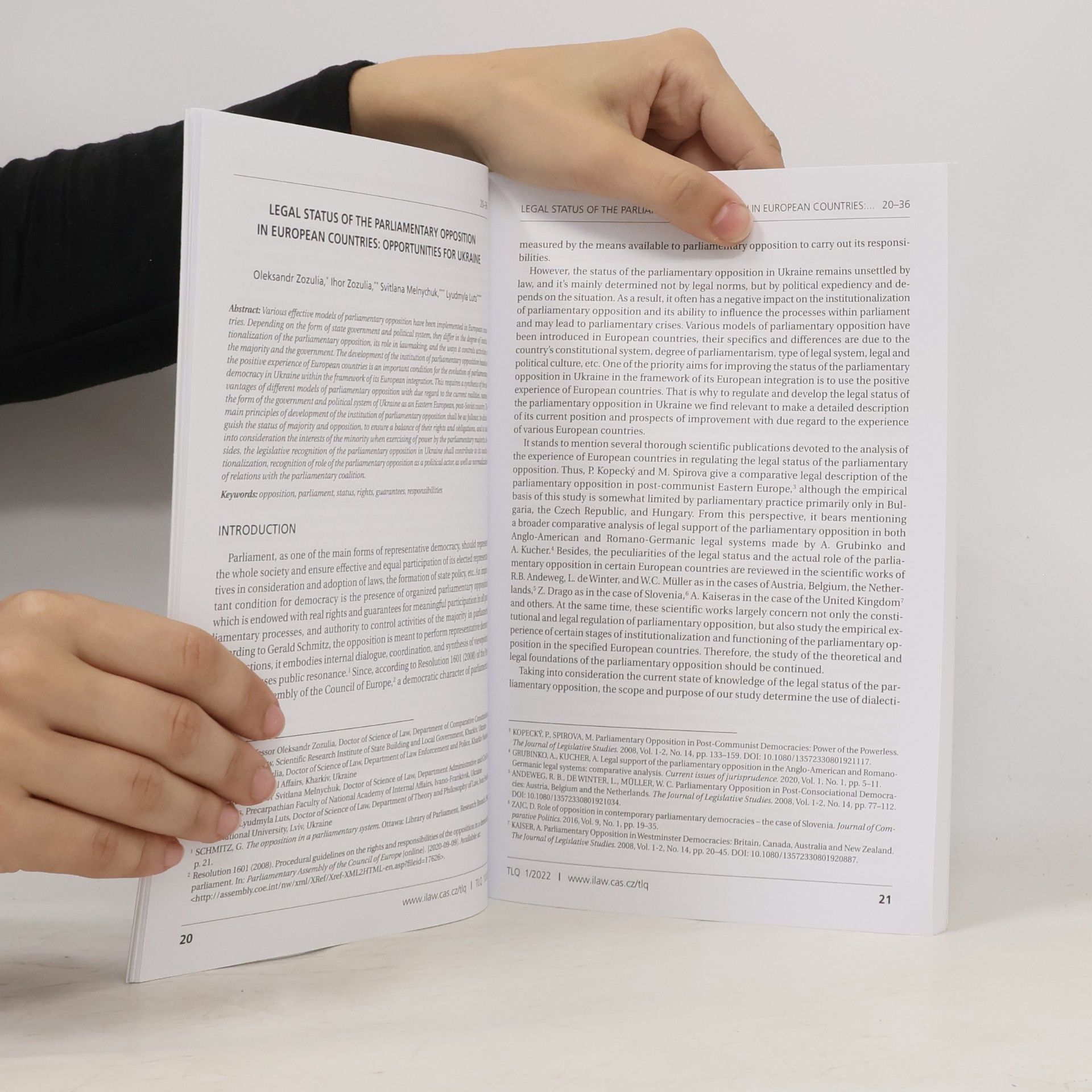Kolektiv autorů The Lawyer Quarterly 1/2022