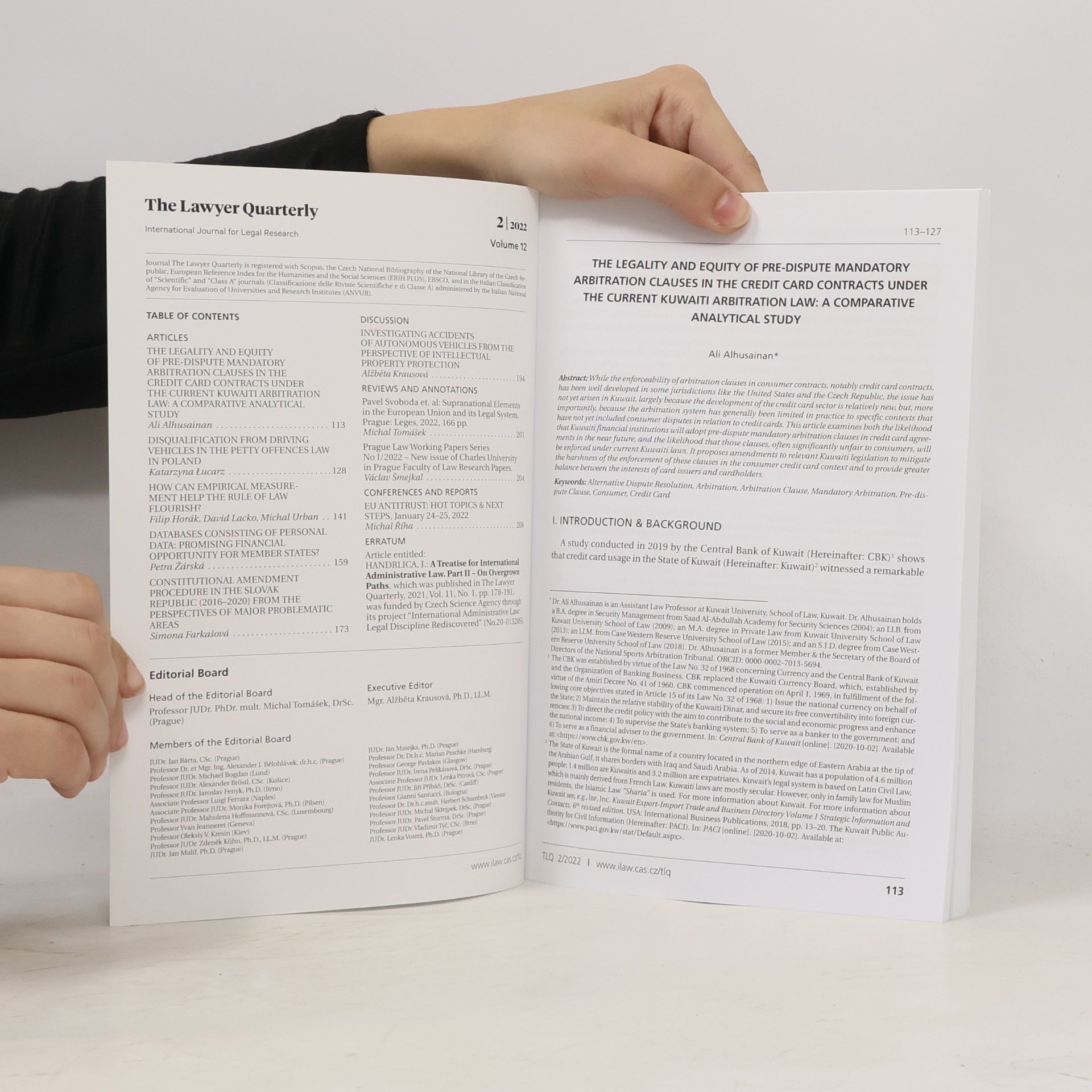 Various authors The Lawyer Quarterly 2/2022