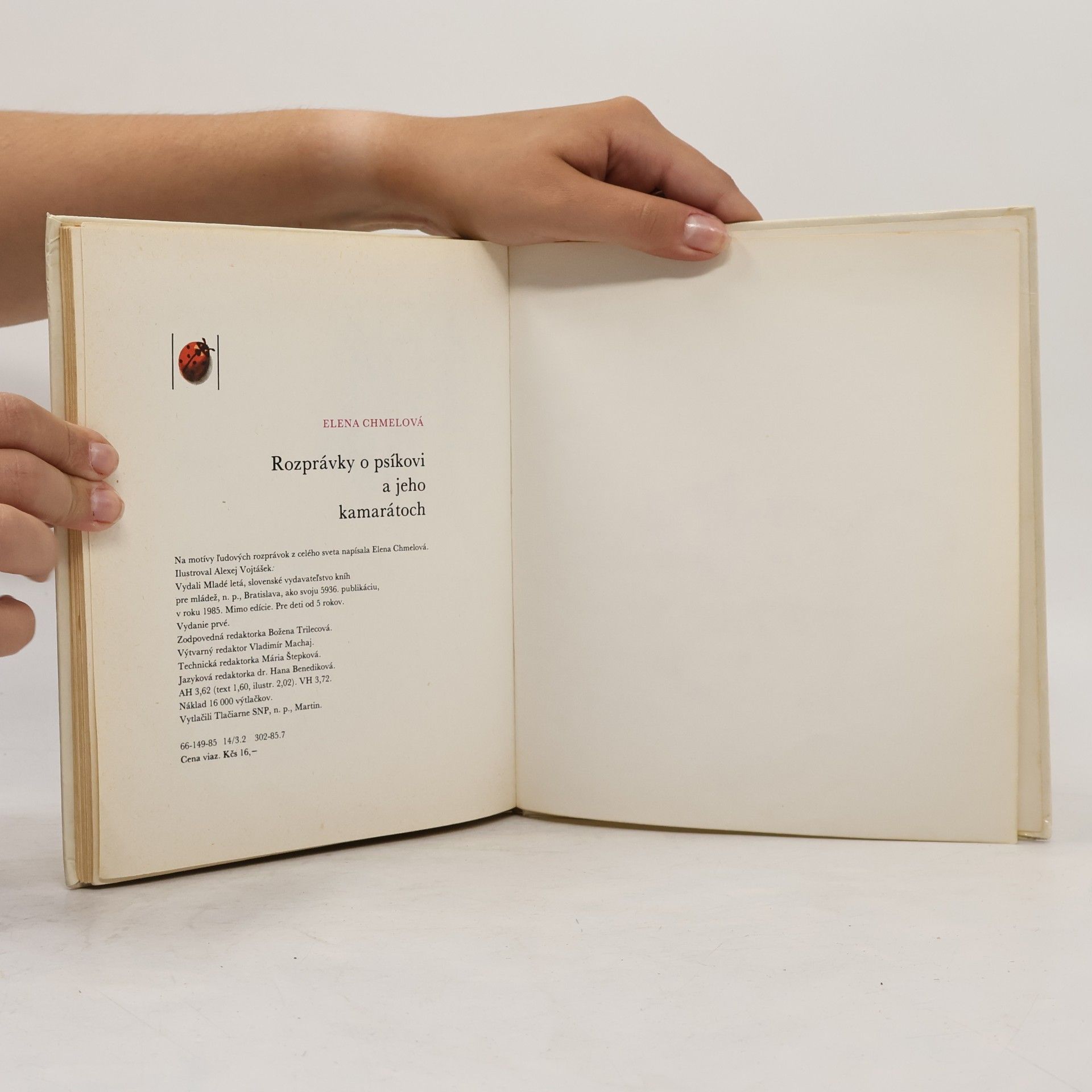 Elena Chmelová Rozprávky o psíkovi a jeho kamarátoch