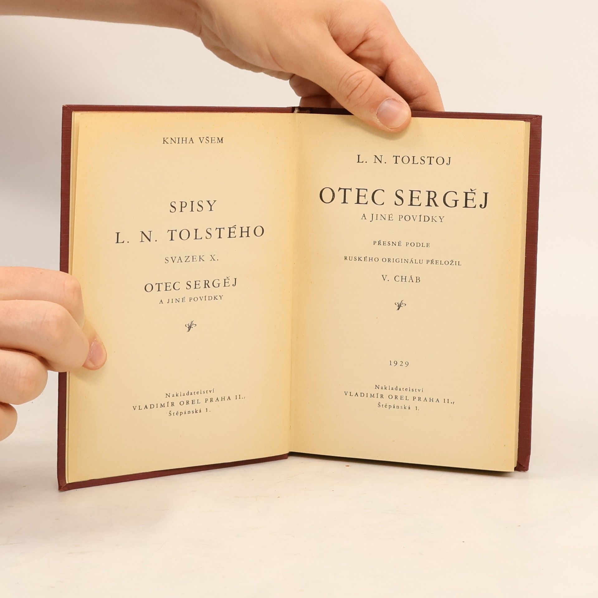 Lev Nikolajevič Tolstoj Otec Sergěj