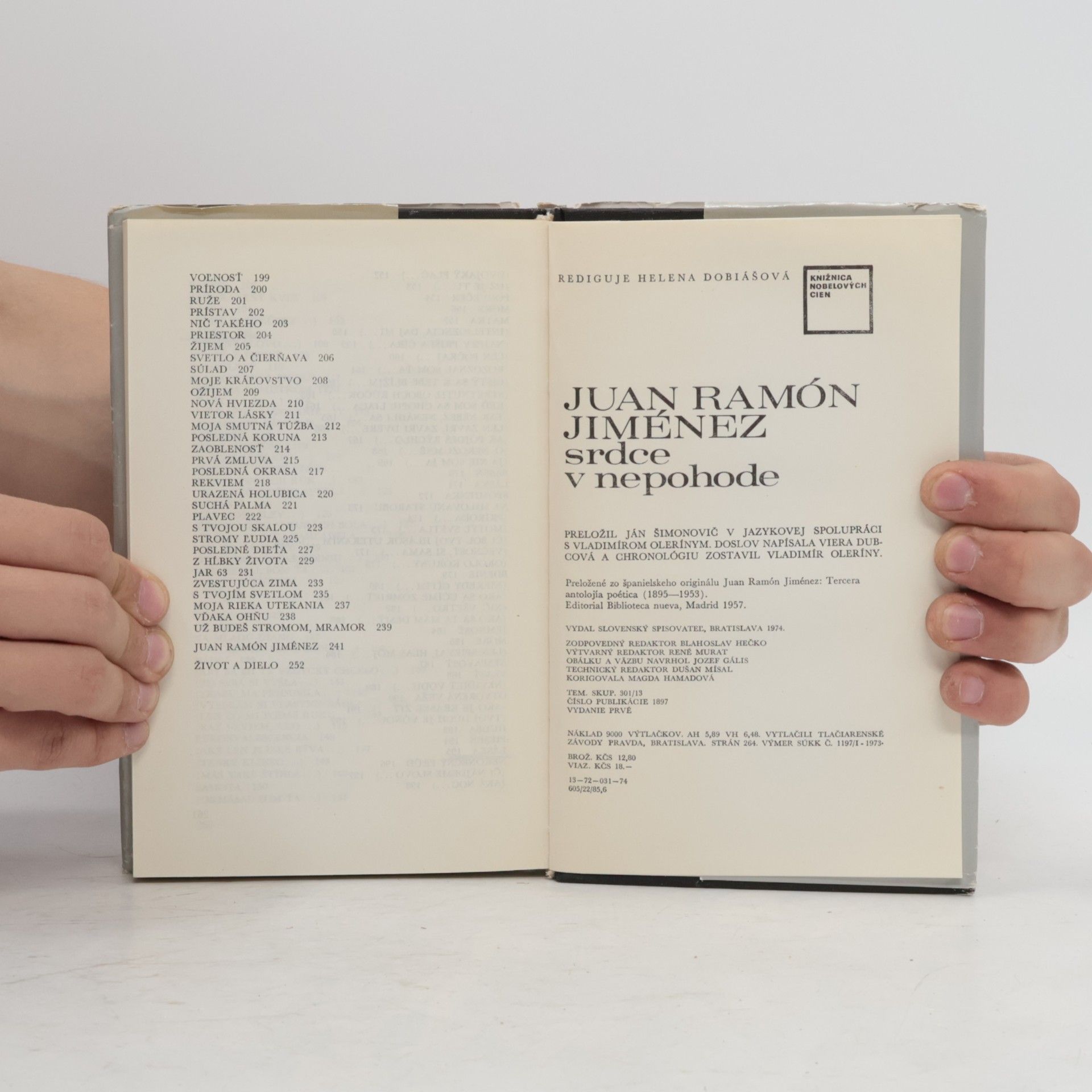 Juan Ramón Jiménez Srdce v nepohode