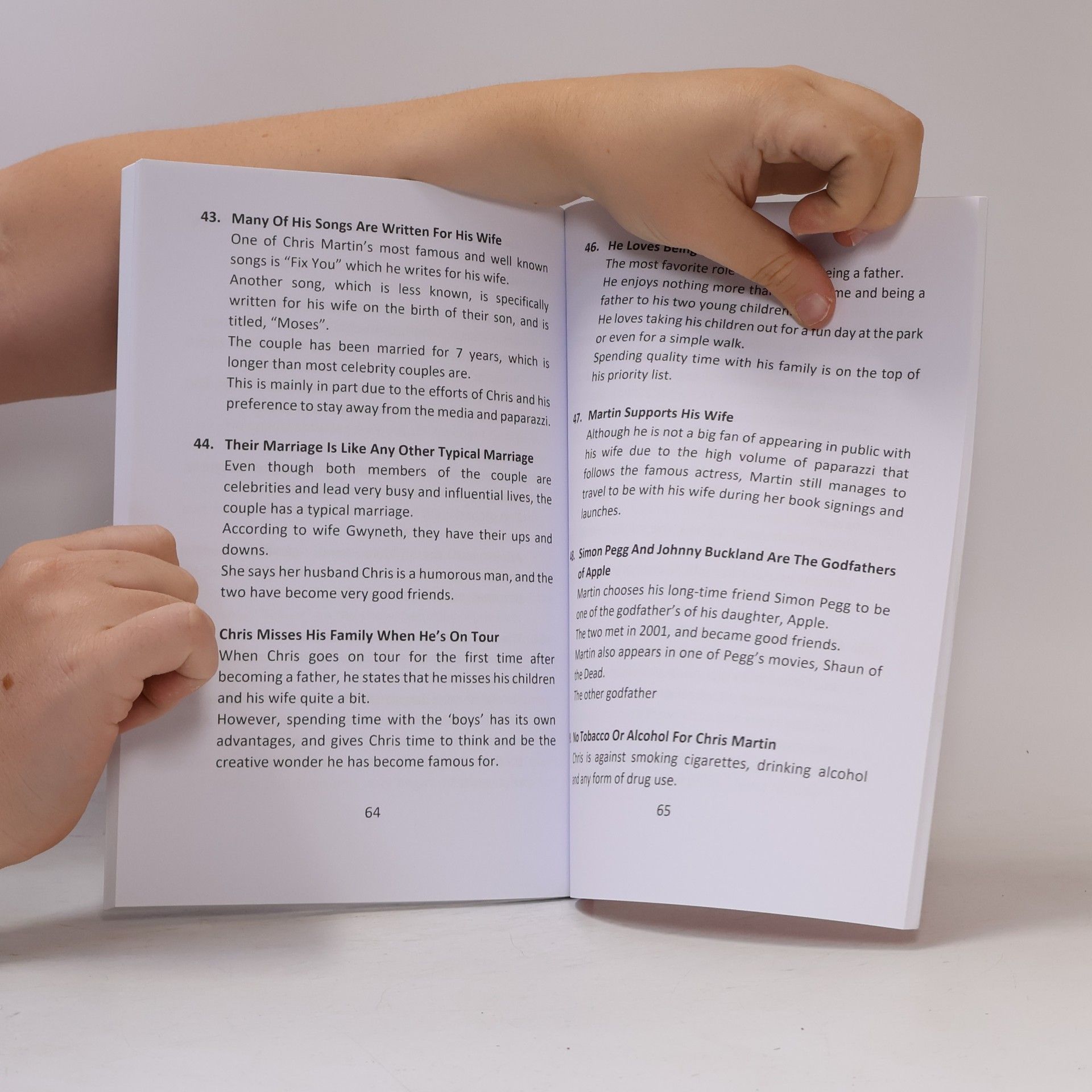 Jenny Clark Coldplay Trivia Book