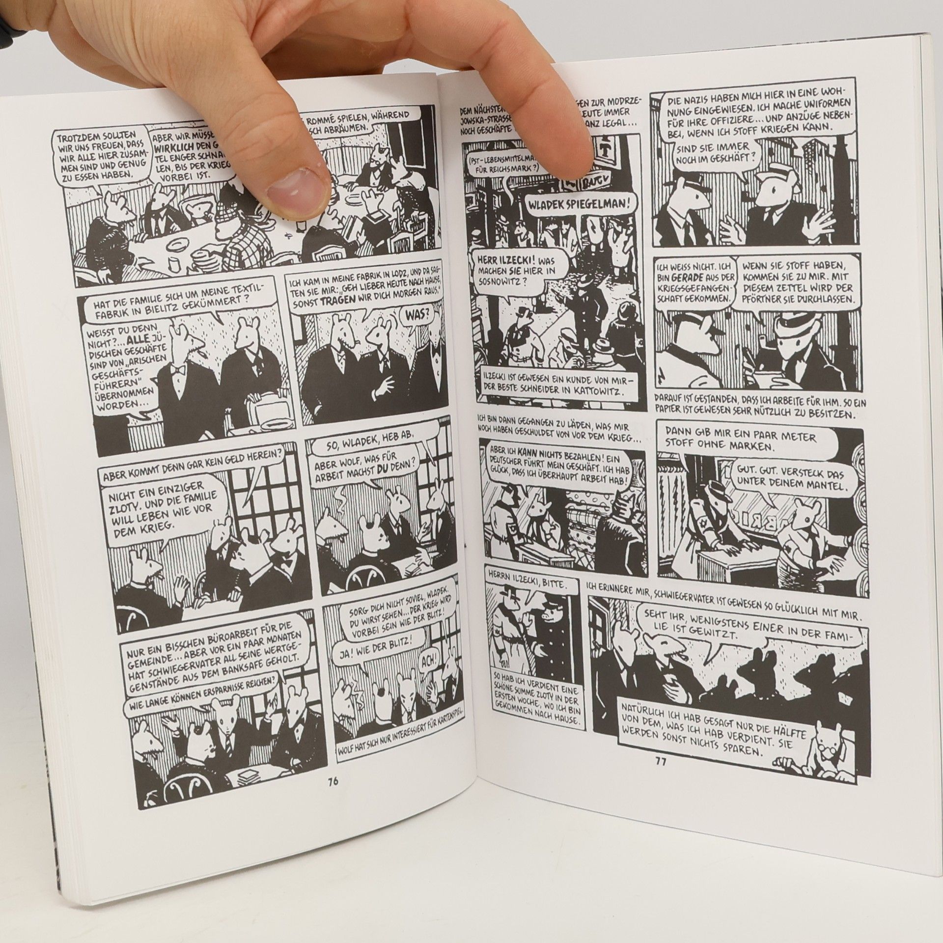 Art Spiegelman Maus - Die Geschichte eines Überlebenden 1. Mein Vater kotzt Geschichte aus