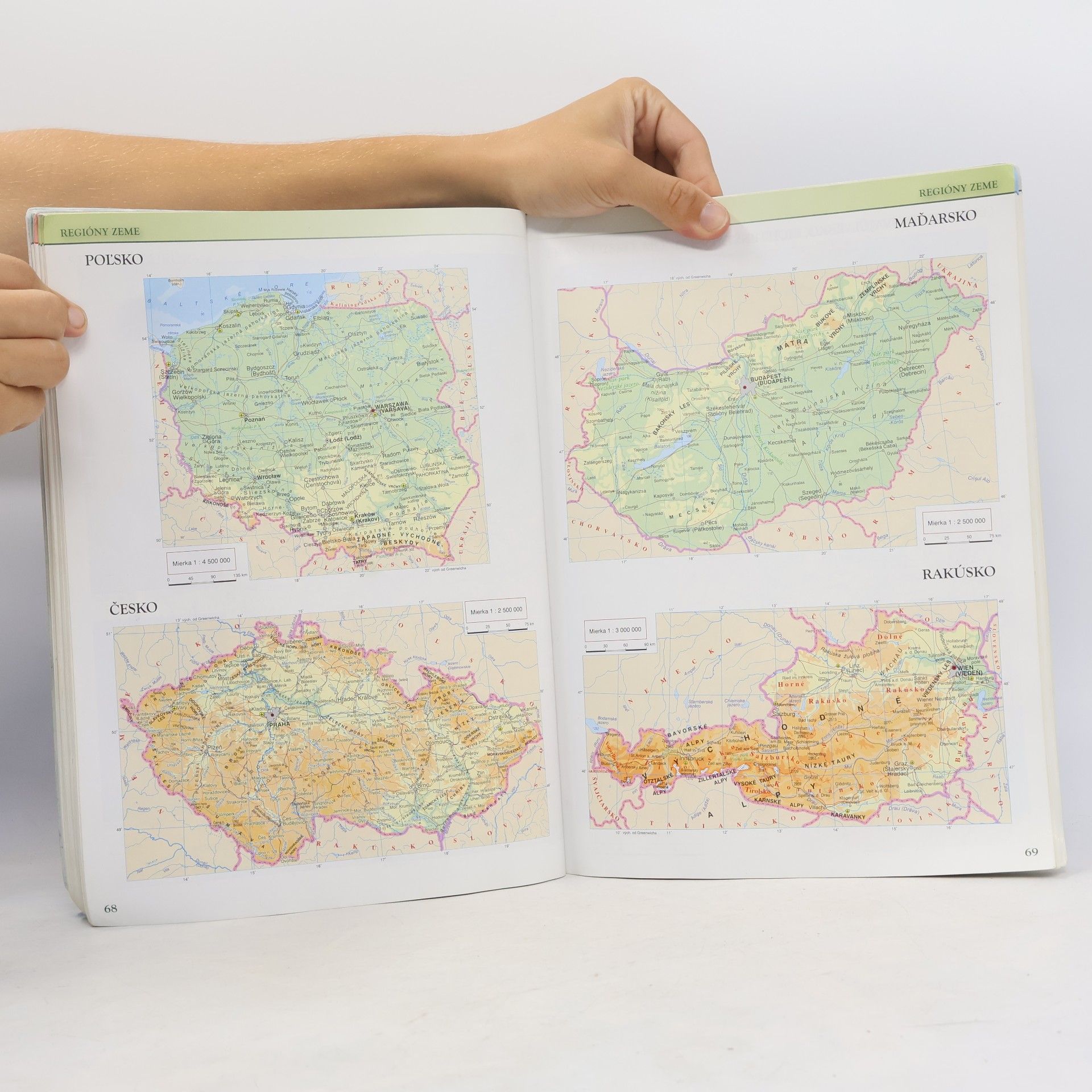 Various authors Geografický atlas pre základné a stredné školy