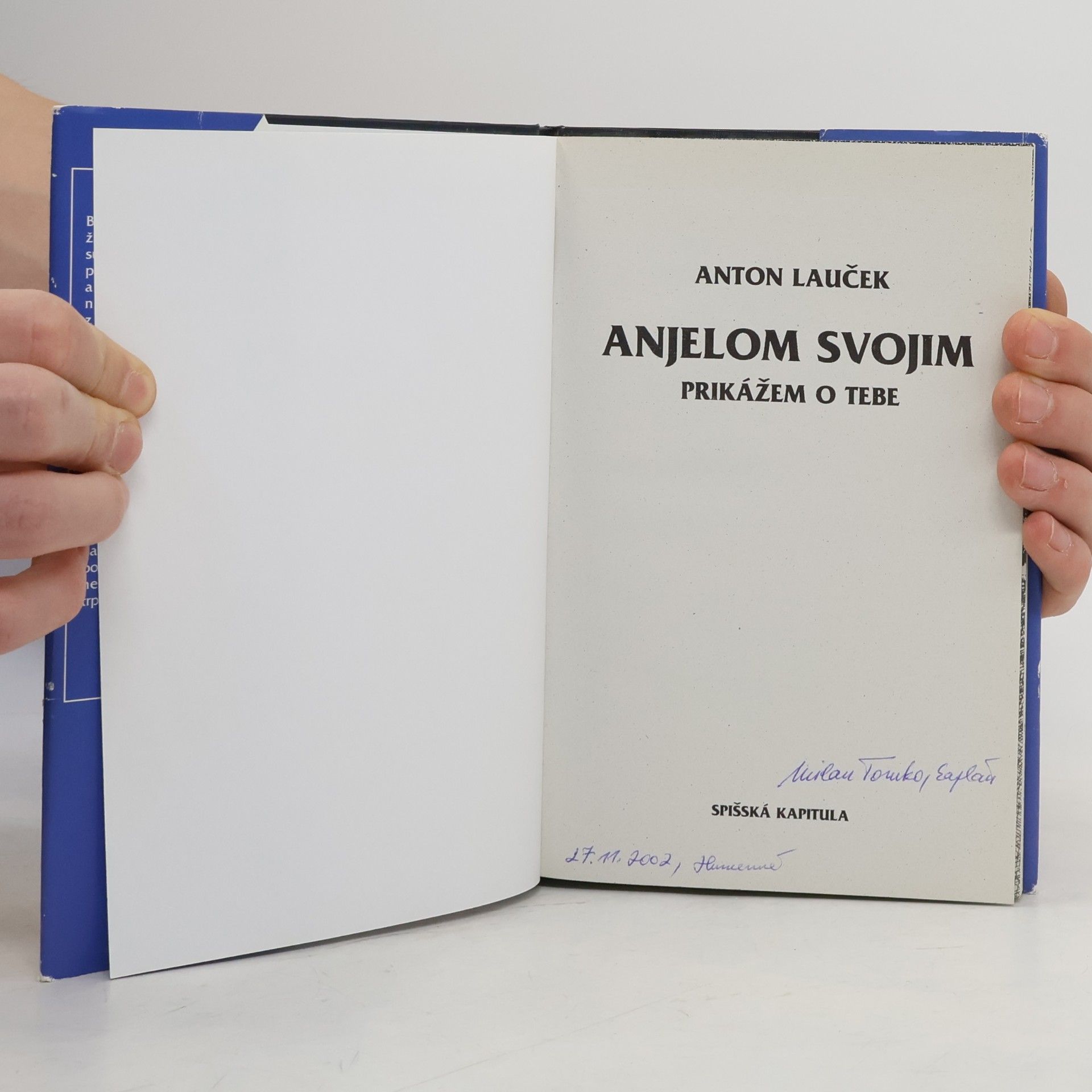 Anton Lauček Anjelom svojim prikážem o tebe