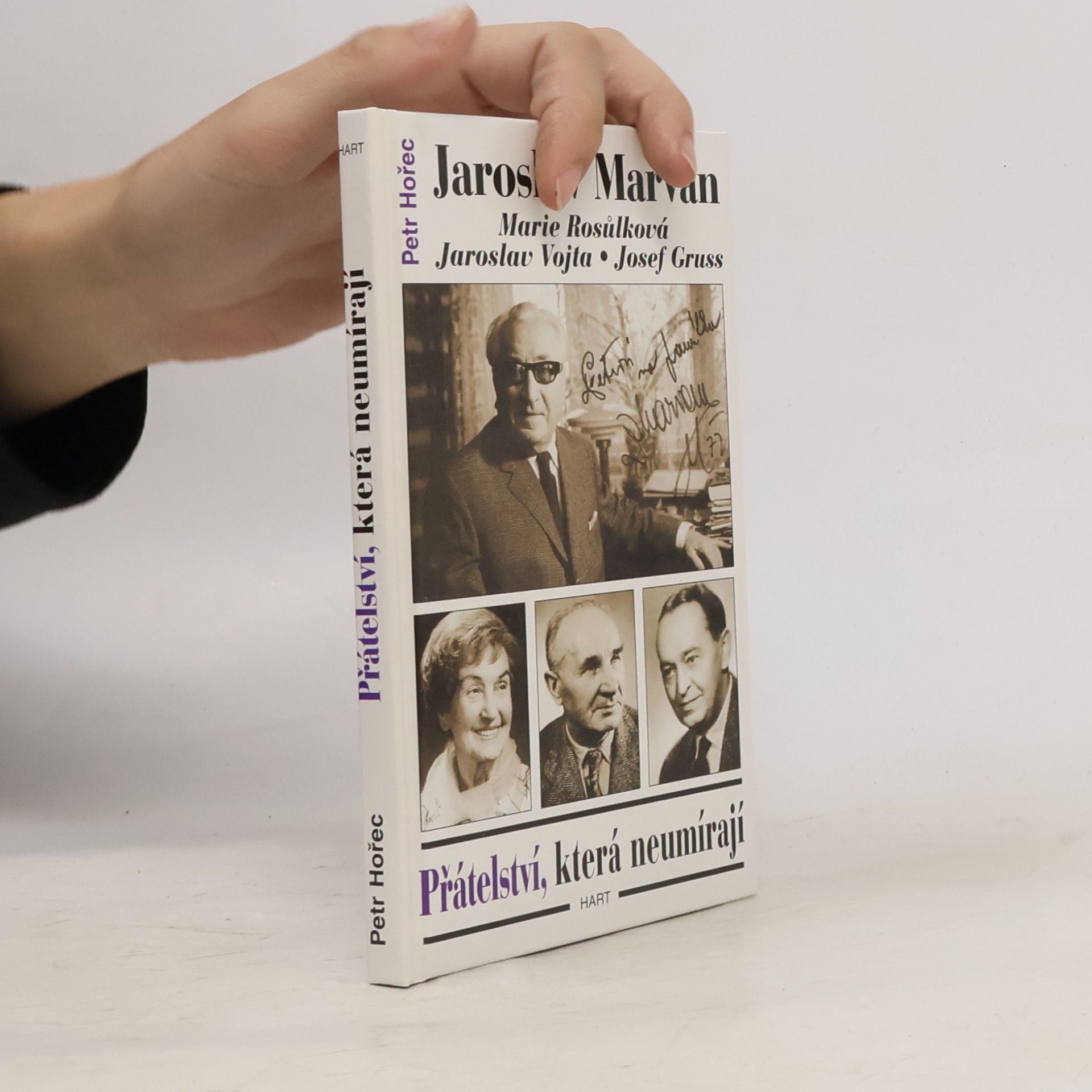Přátelství, která neumírají. Jaroslav Marvan, Marie Rosůlková, Jaroslav Vojta, Josef Gruss