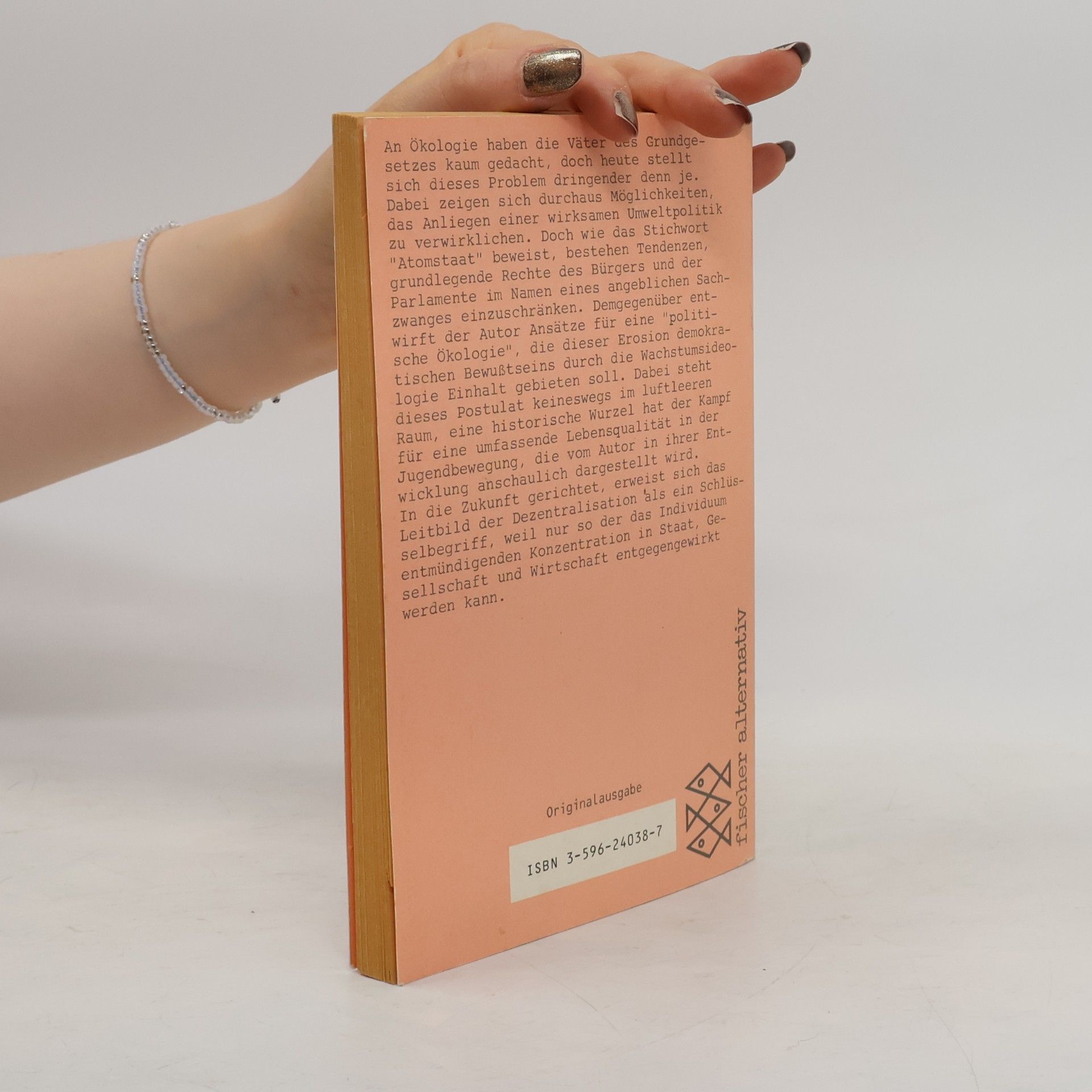 Peter Cornelius Mayer-Tasch Ökologie und Grundgesetz