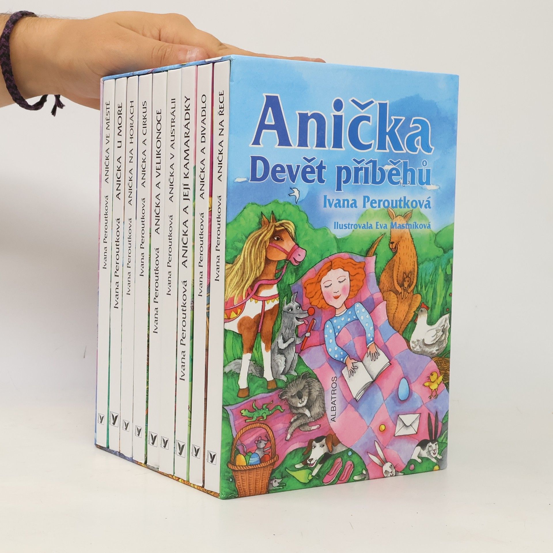 Peroutková Ivana Anička. Devět příběhů. (díly viz foto)