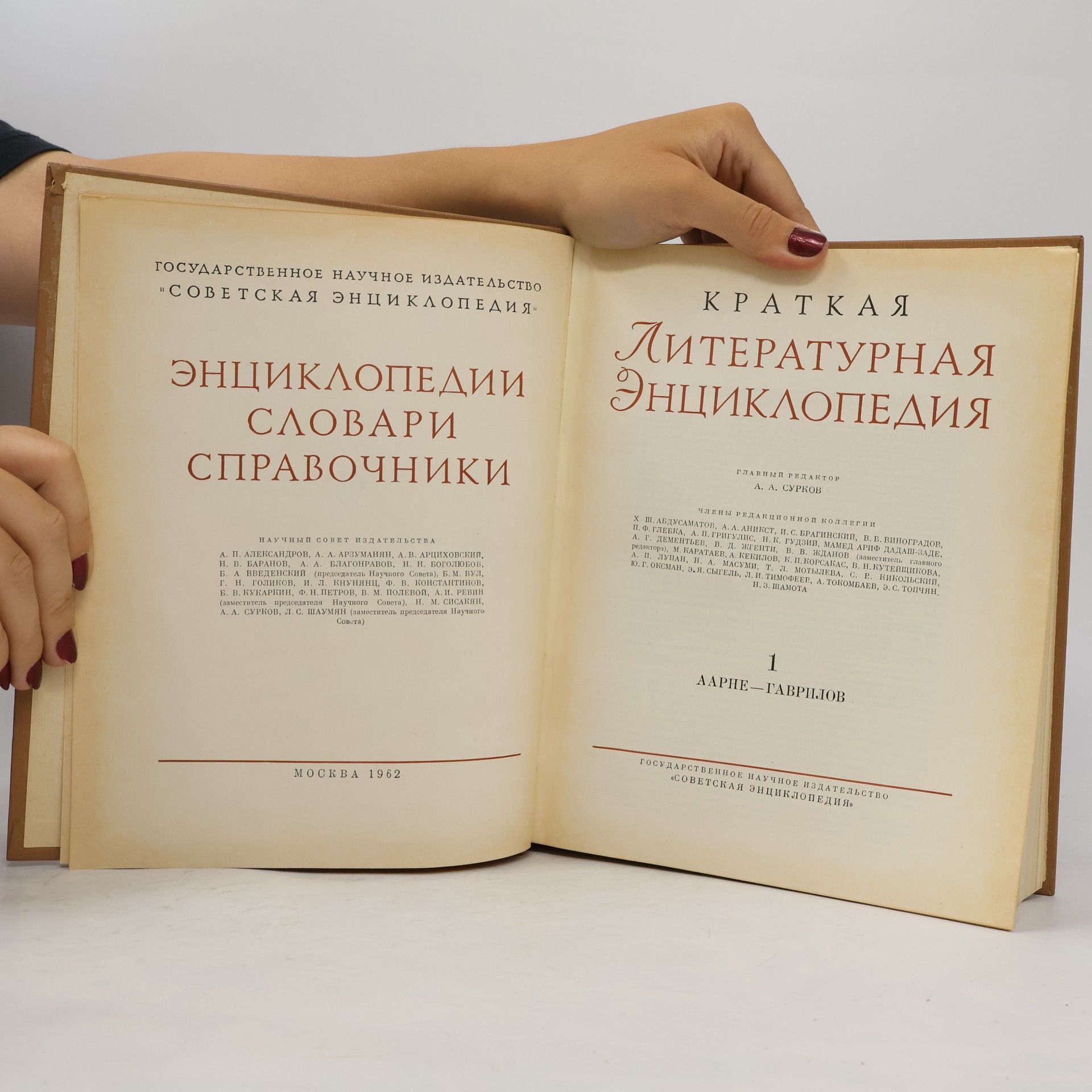 Kolektív autorov Краткая литературная энциклопедия. Том 1