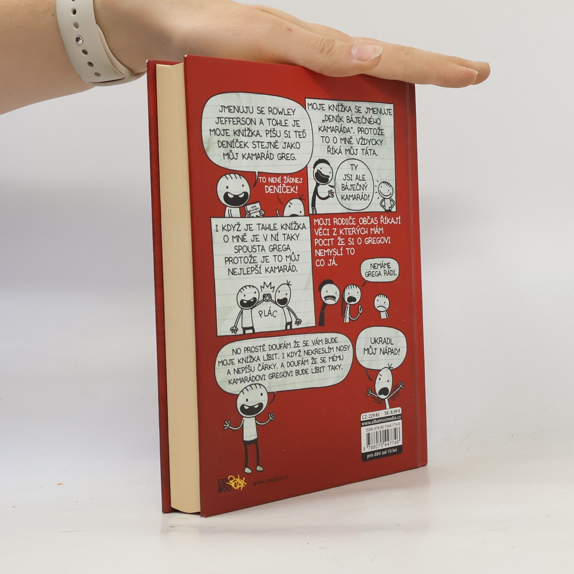 Jeff Kinney Deník báječného kamaráda. Píše Rowley Jefferson