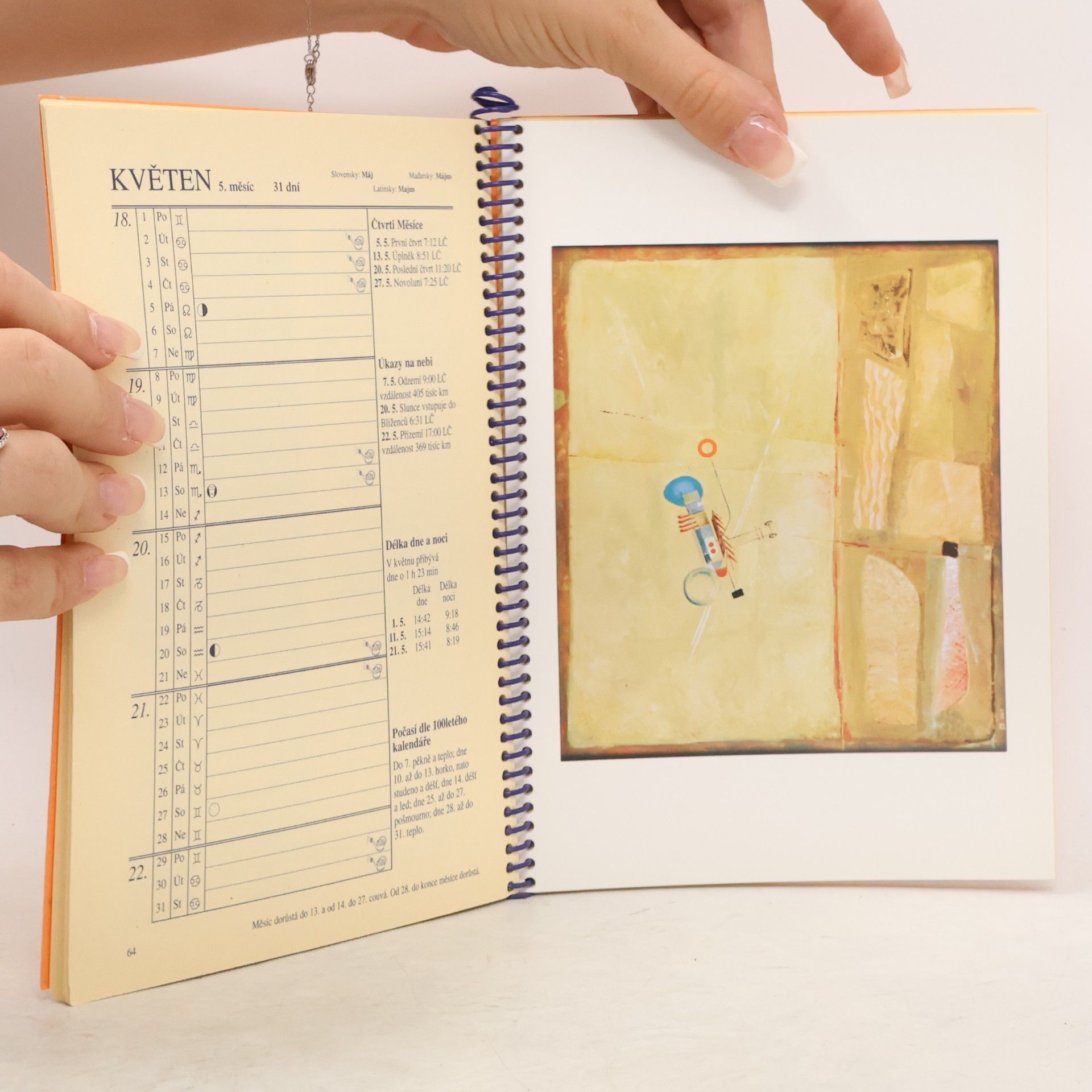 Žofie Kanyzová Lunární kalendář Krásné paní 2006