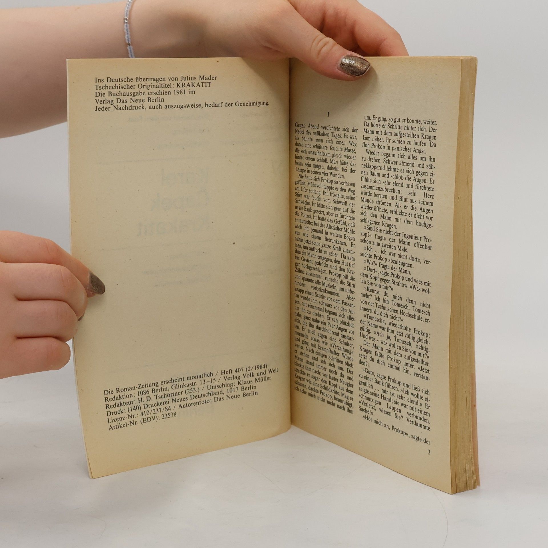 Karel Čapek Krakatit