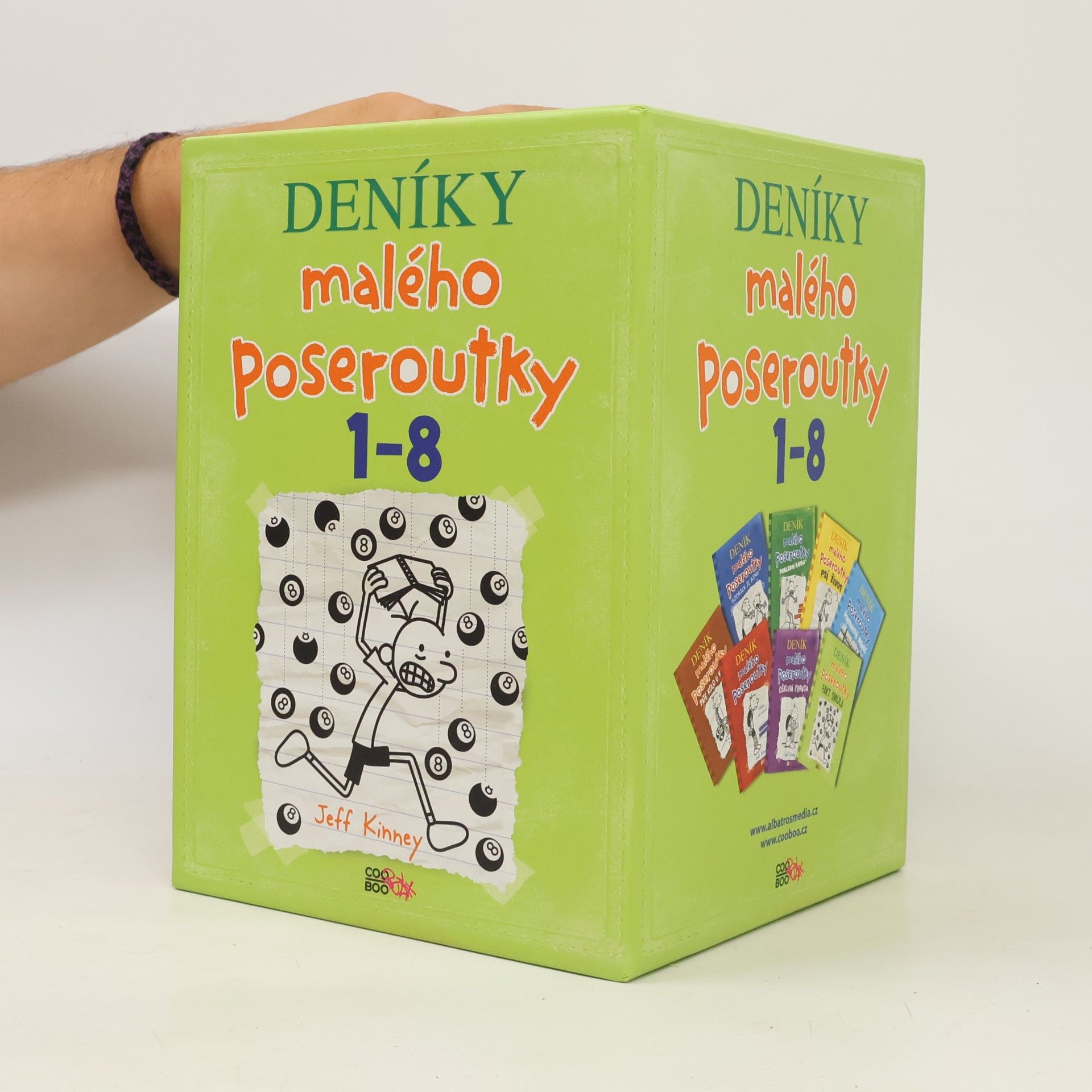 Jeff Kinney Deník malého poseroutky 1-8 (box)